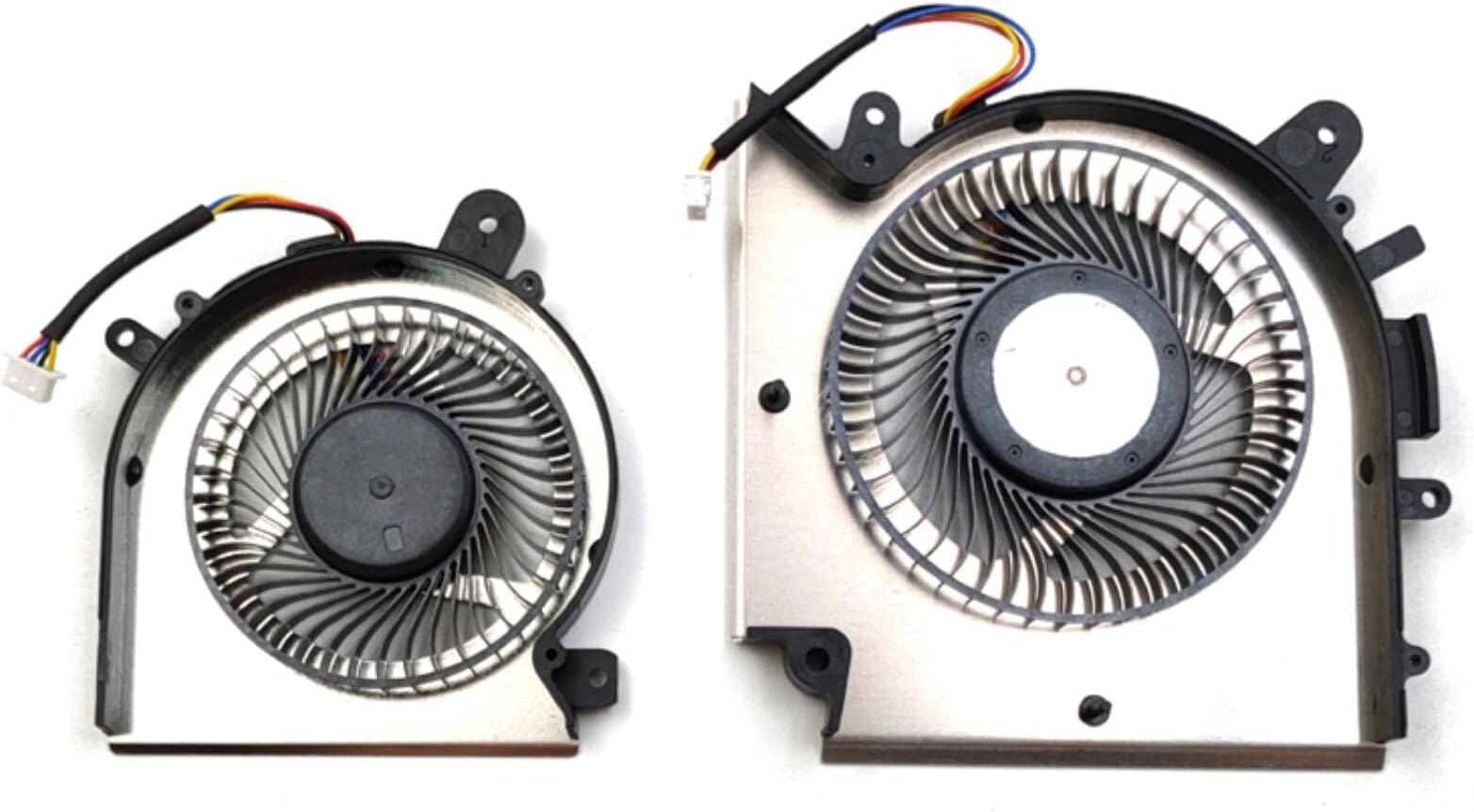 Replacement CPU + GPU Cooling Fan for MSI Katana GF76 Pulse GL76 MS-17L1 GF66 11UC Pulse GL66 11UEK MS-1581 DC5V Series PABD08008SH-N459 PAAD06015SL-N460