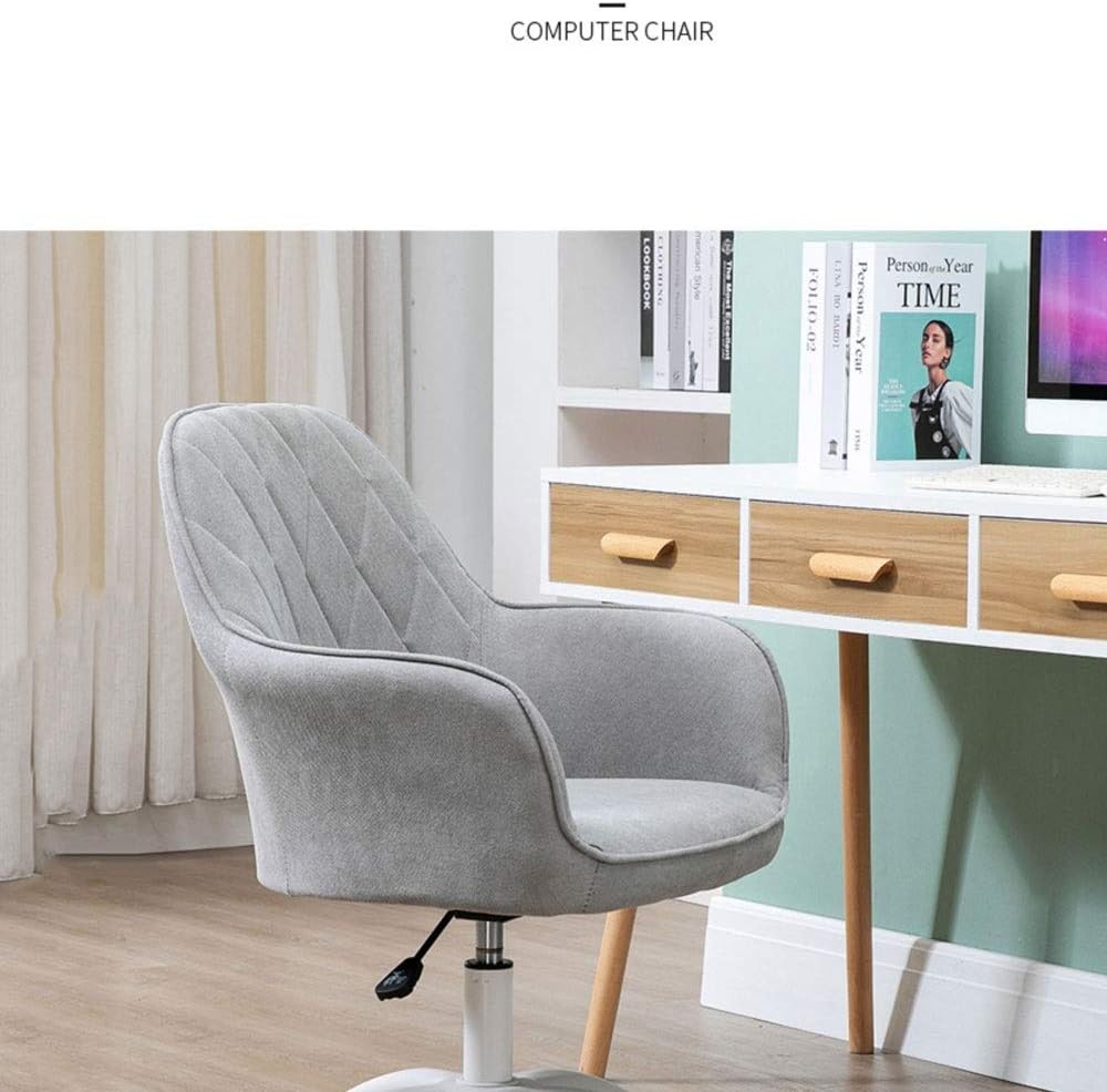 Stylish Computer Chair Lifting Rotary Sofa for Student Dormitory Home Fabric Game Chair Office Chairs with Wheels