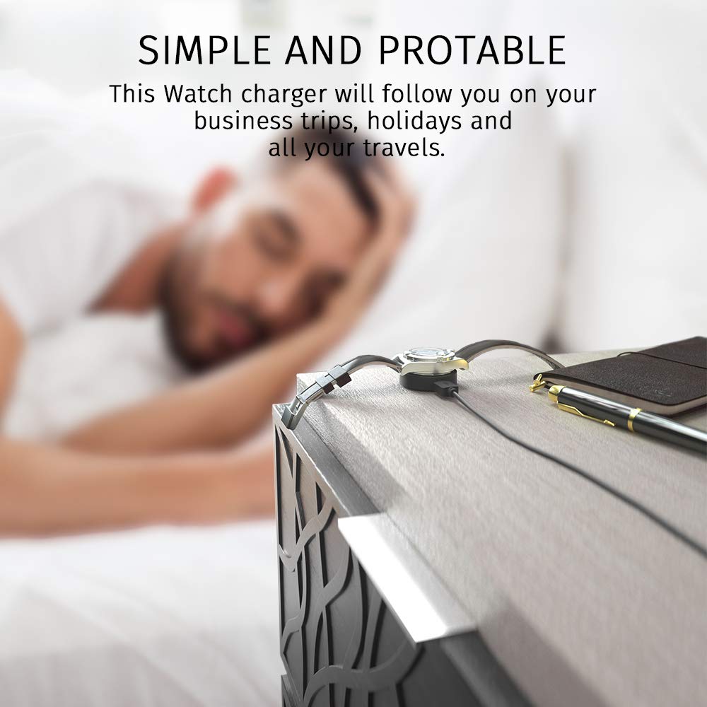 AWINNER Charger Compatible for Huawei Watch GT Classic, GT2, GT 2e, Honor Watch Magic, Magic 2, Dream - USB Charging Cable 100cm