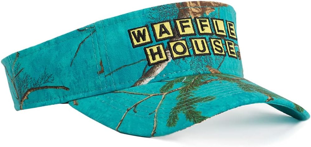 Realtree Color Camo WH Embroidery Logo Visor | Adjustable Velcro Backing | Limited Edition for Men, Women and Kids