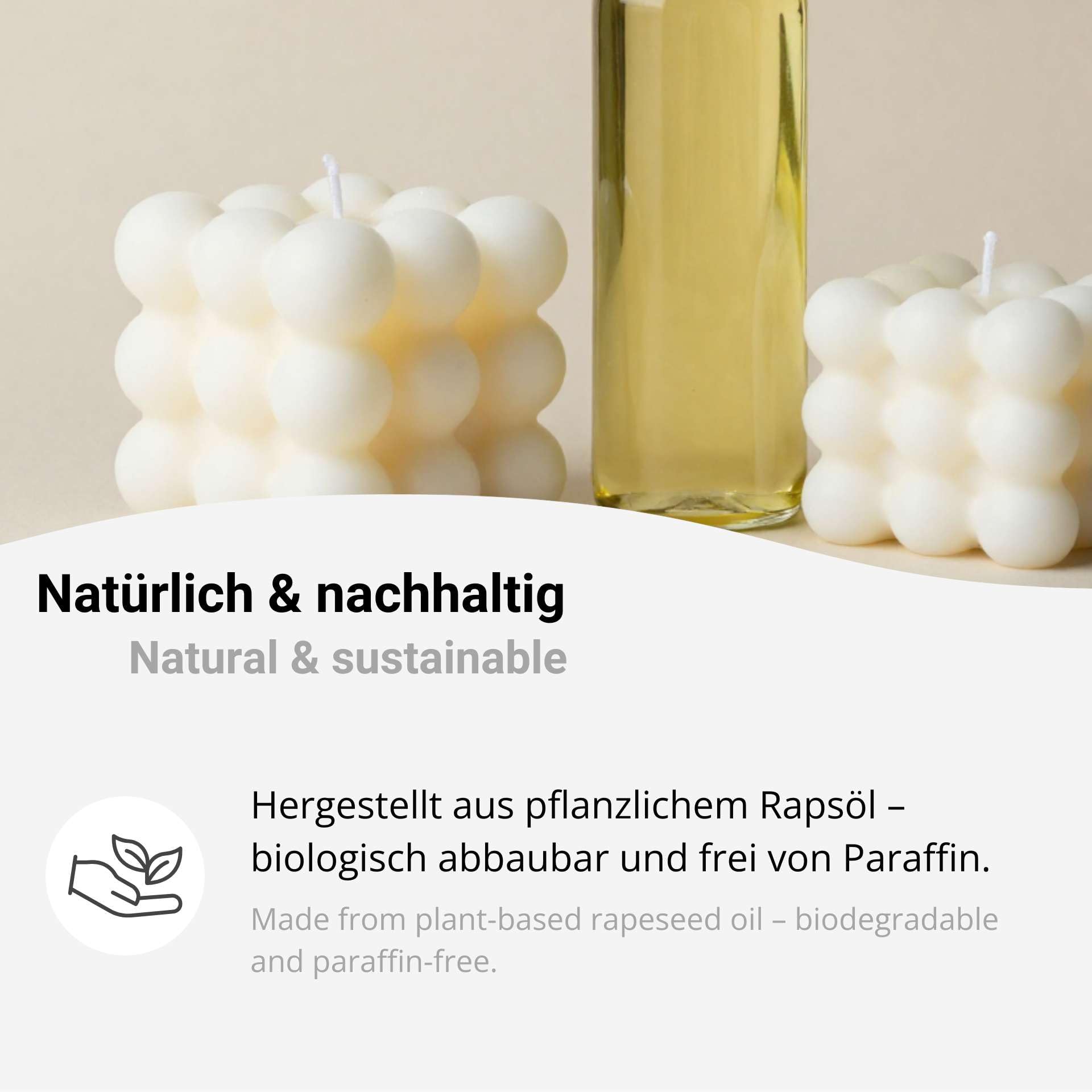 Rapswachs Pastillen 10kg Kerzenwachs 57-61°C Made in Germany