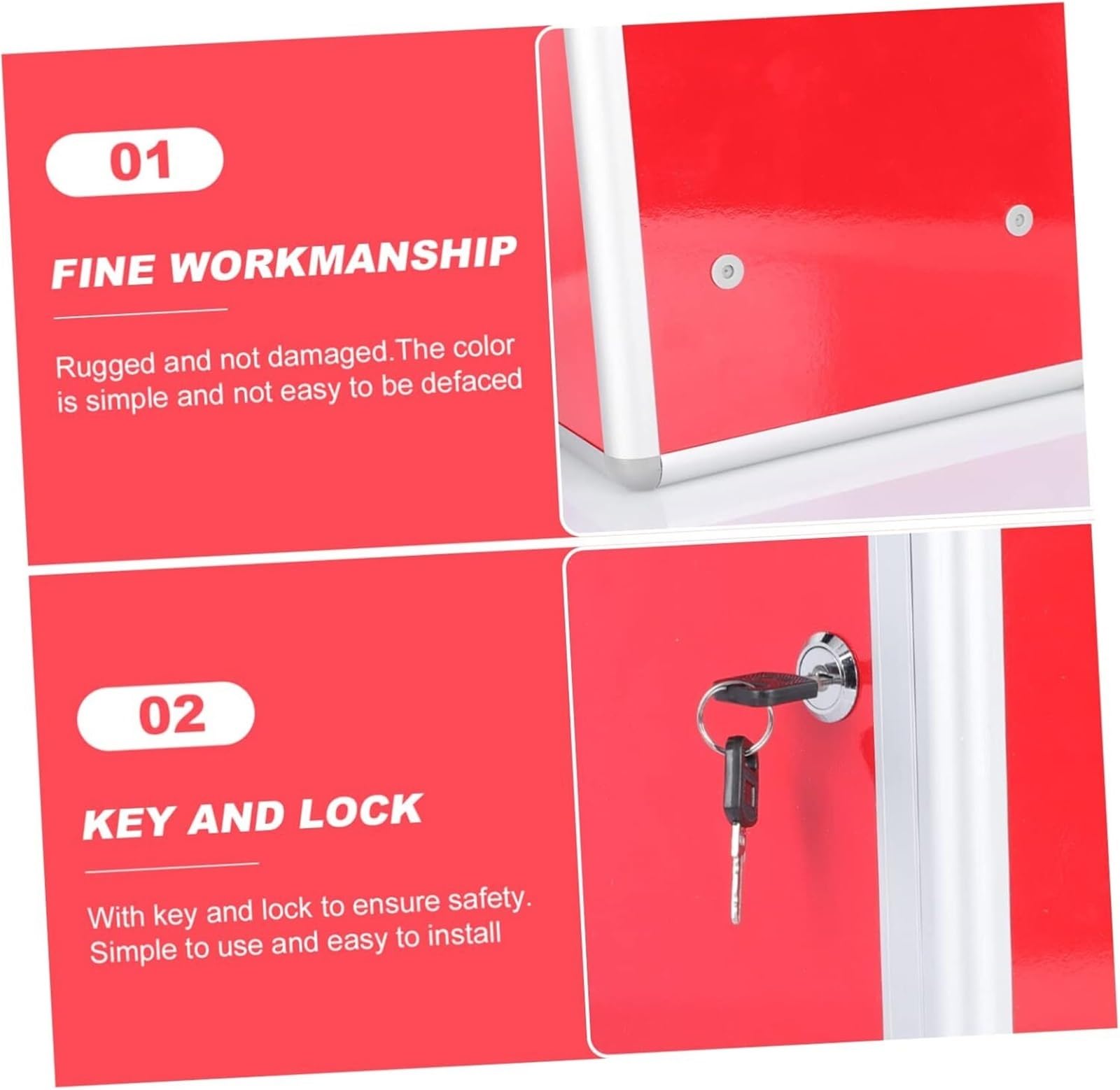 Buzón Buzón De Sugerencias Contenedor Almacenamiento Cartas Sobres Montado En La Pared Metal Decorativo
