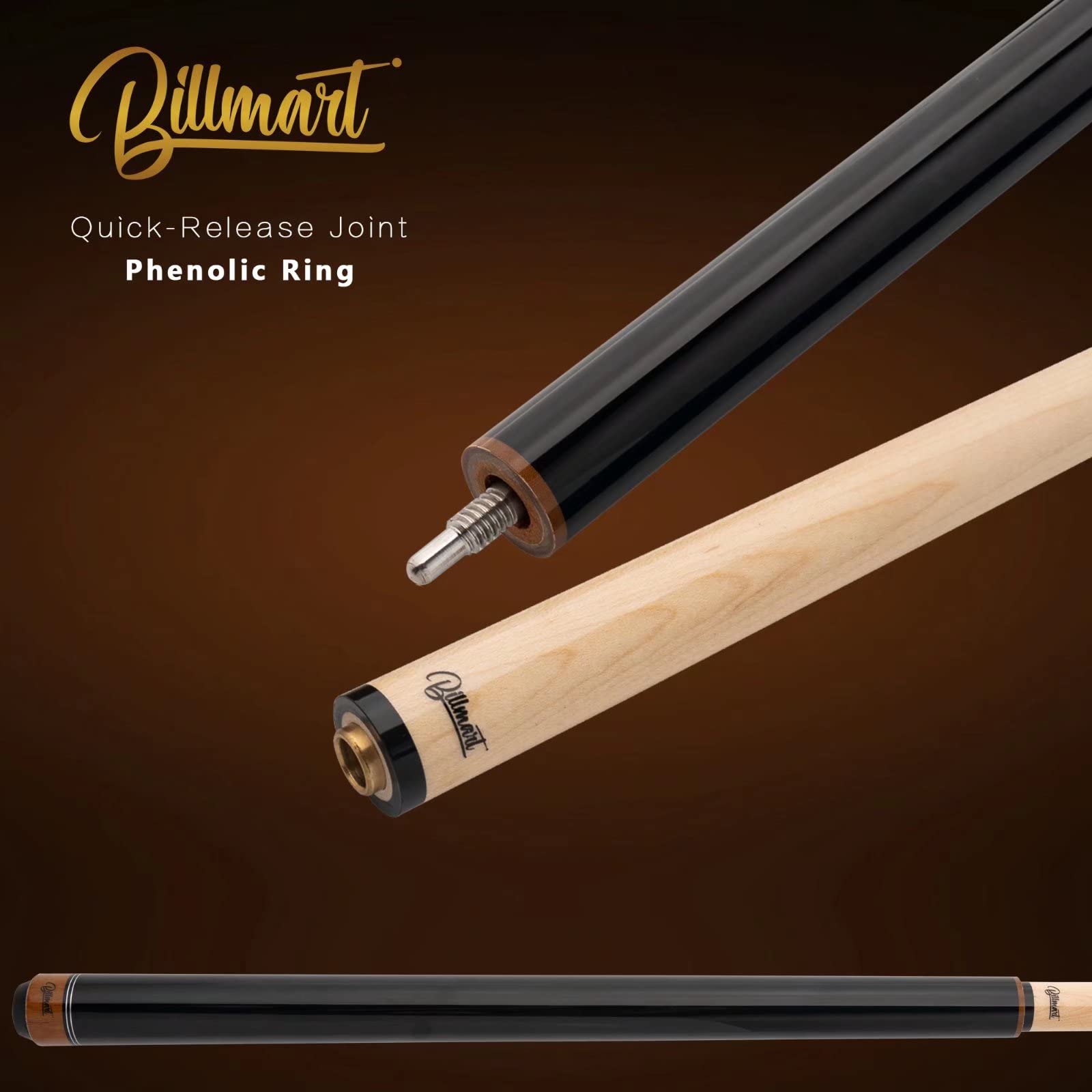 Heavy Hitter Jump Break Cue – 3-Piece Pool Stick, 23–25oz