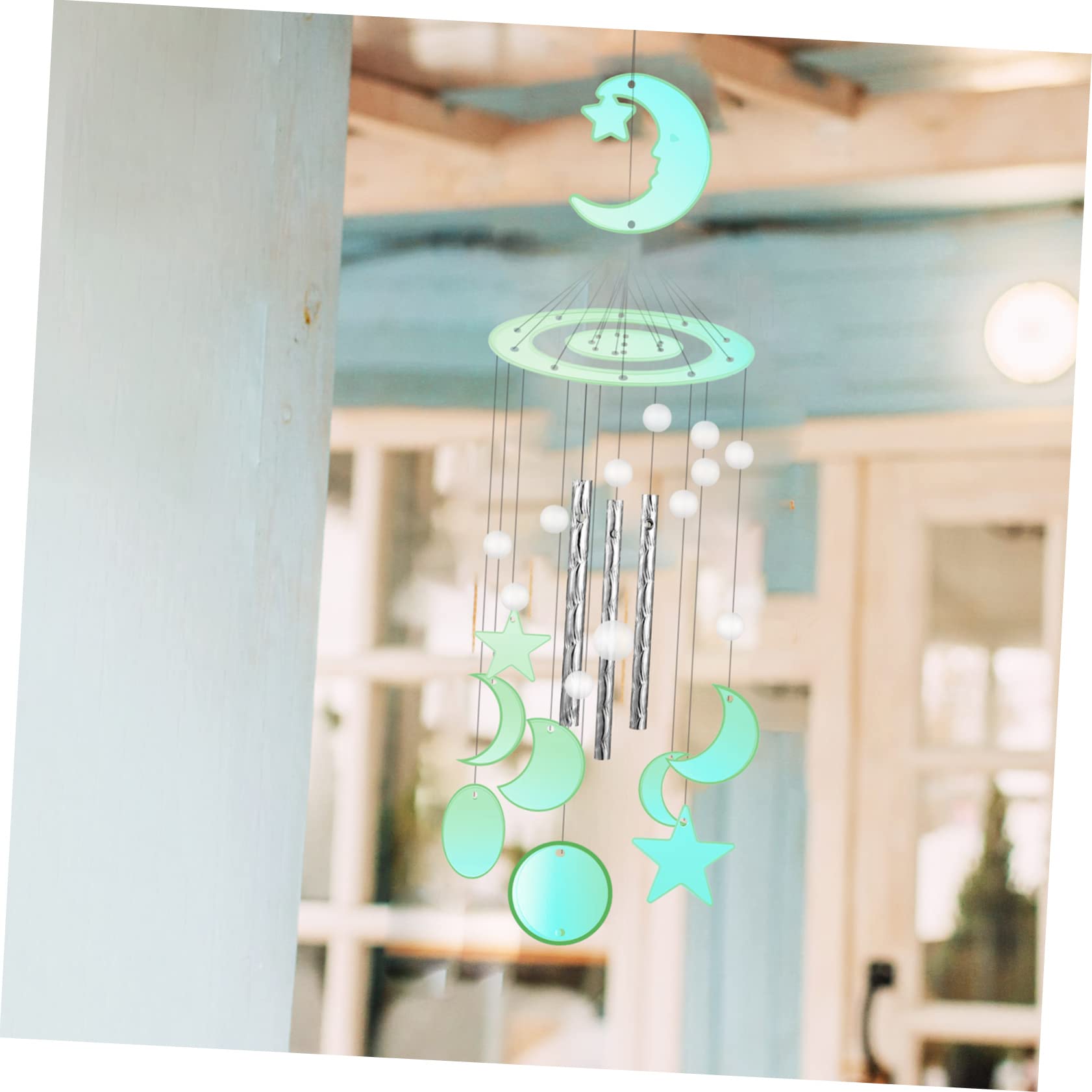 NUOBESTY 4sets Stampo Silicone Per Wind Chimes Kit Diy Completo Per Creare Campanelli Decorativi Materiale Resistente e Flessibile Per Artigianato Creativo