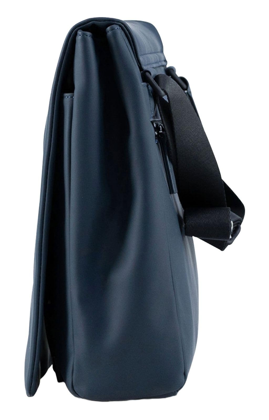 Jost bolsa de ordenador portátil bolso bandolera con compartimento para portátil Halmstad Messenger Bag Navy azul marino