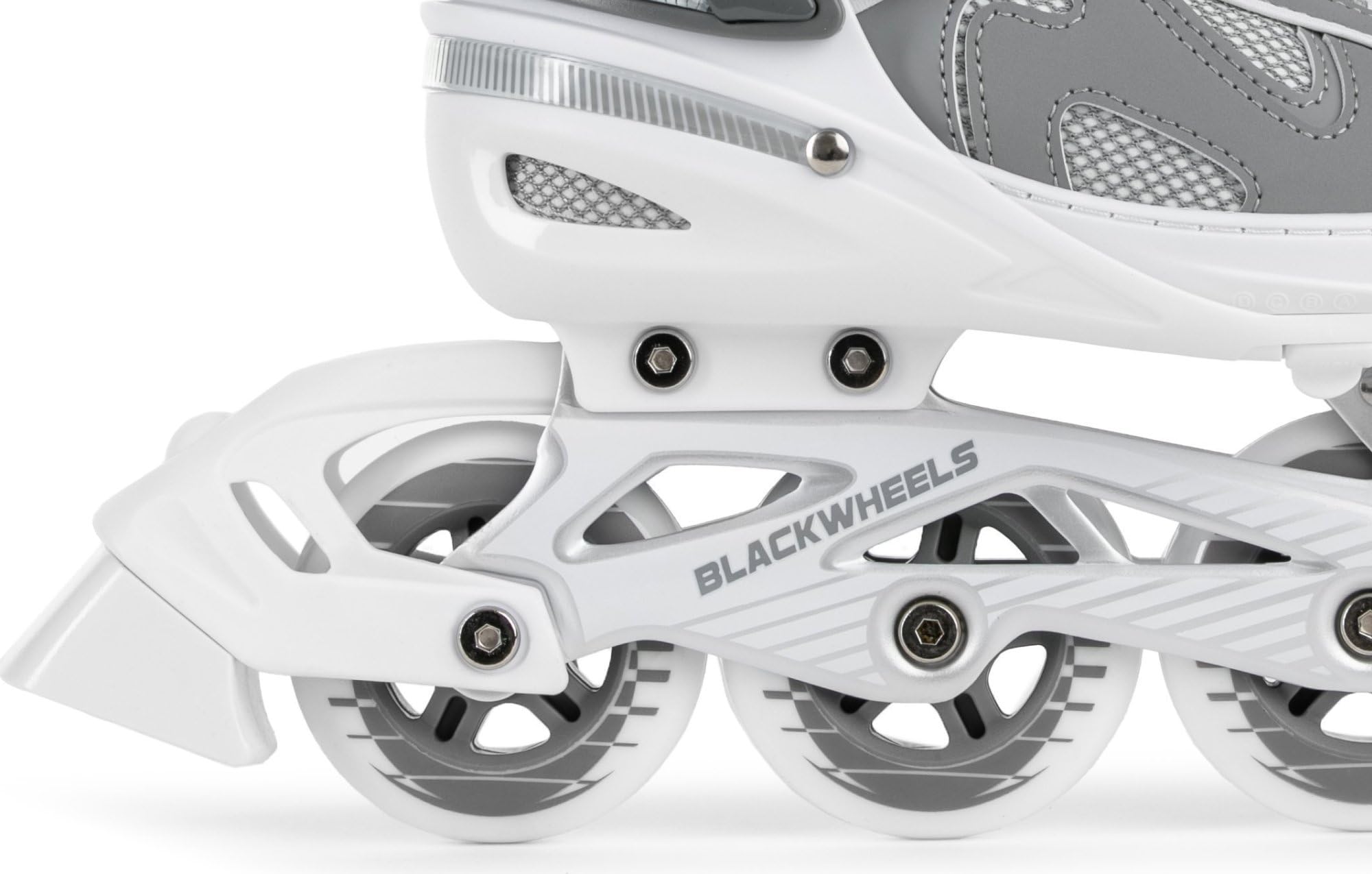 BLACKWHEELS Flex Pro Patines en línea Ajustables con chasis de Aluminio, rodamientos ABEC-7 y Sistema de Triple Cierre