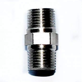 ABEST Airbrush Hose Adaptor Fitting 1/8" Male to 1/8" Male Connector Hobby Tattoo