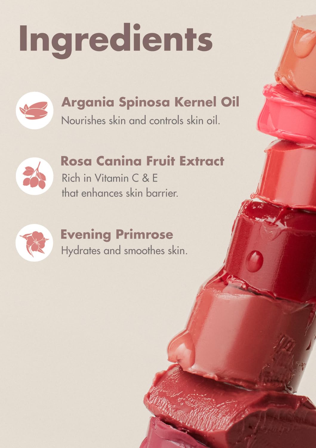 rom&nd GLASTING MELTING BALM 15 Pecan Brew | K-Beauty Hydrating Lip Balm for Plump, Crystal-Clear Shine | Vivid Nude Brown-Red Tint | Non-Sticky, Long-Lasting Moisture - Image 3