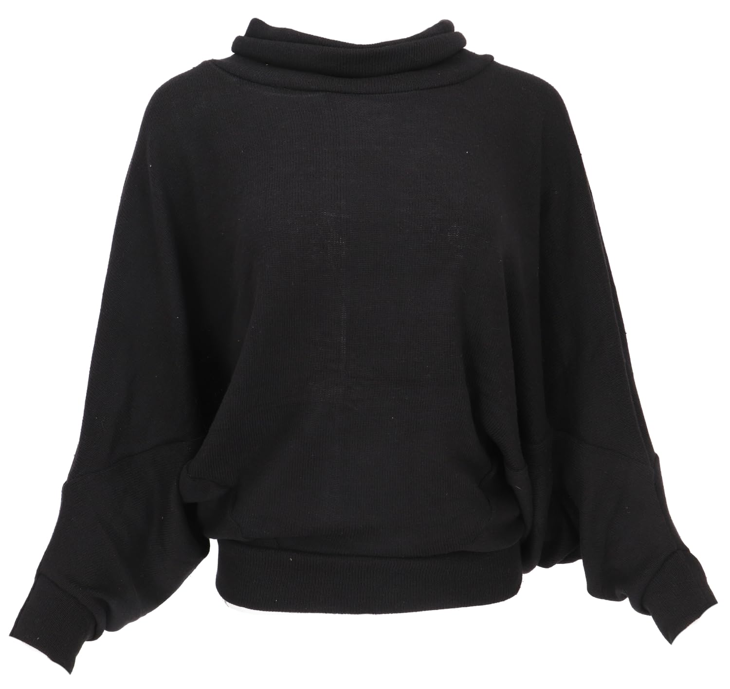 Oversize Shirt, Rollkragen Strickpullover, Plus Size Damen, Loose fit, Cappuccino