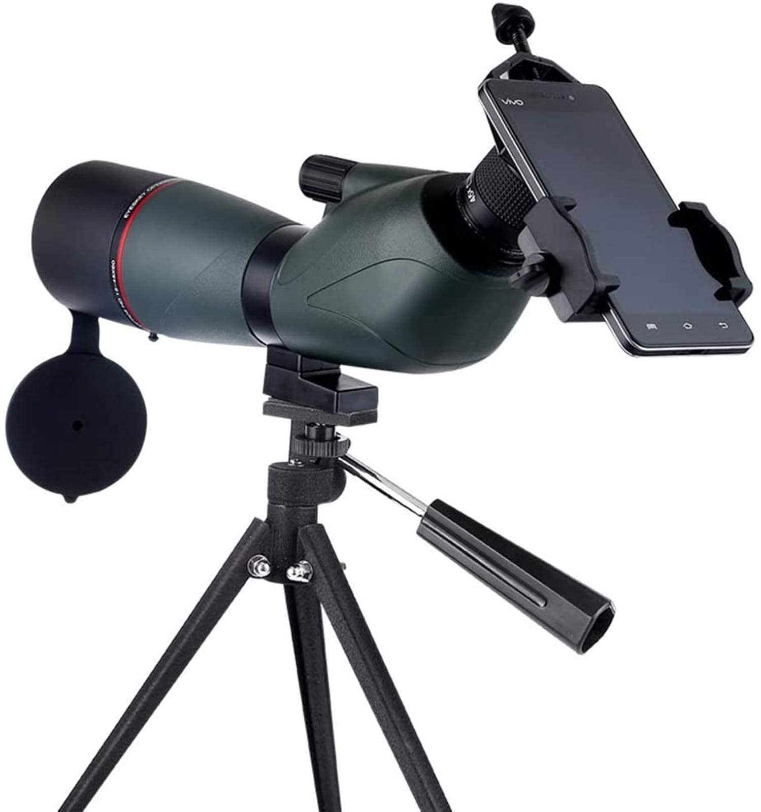 Lornetka teleskopowa 15-45X60 Wysoka HD Obserwacja ptaków Oglądanie celu Lustro Zoom Przy słabym oświetleniu Noktowizor, można podłączyć telefon komórkowy