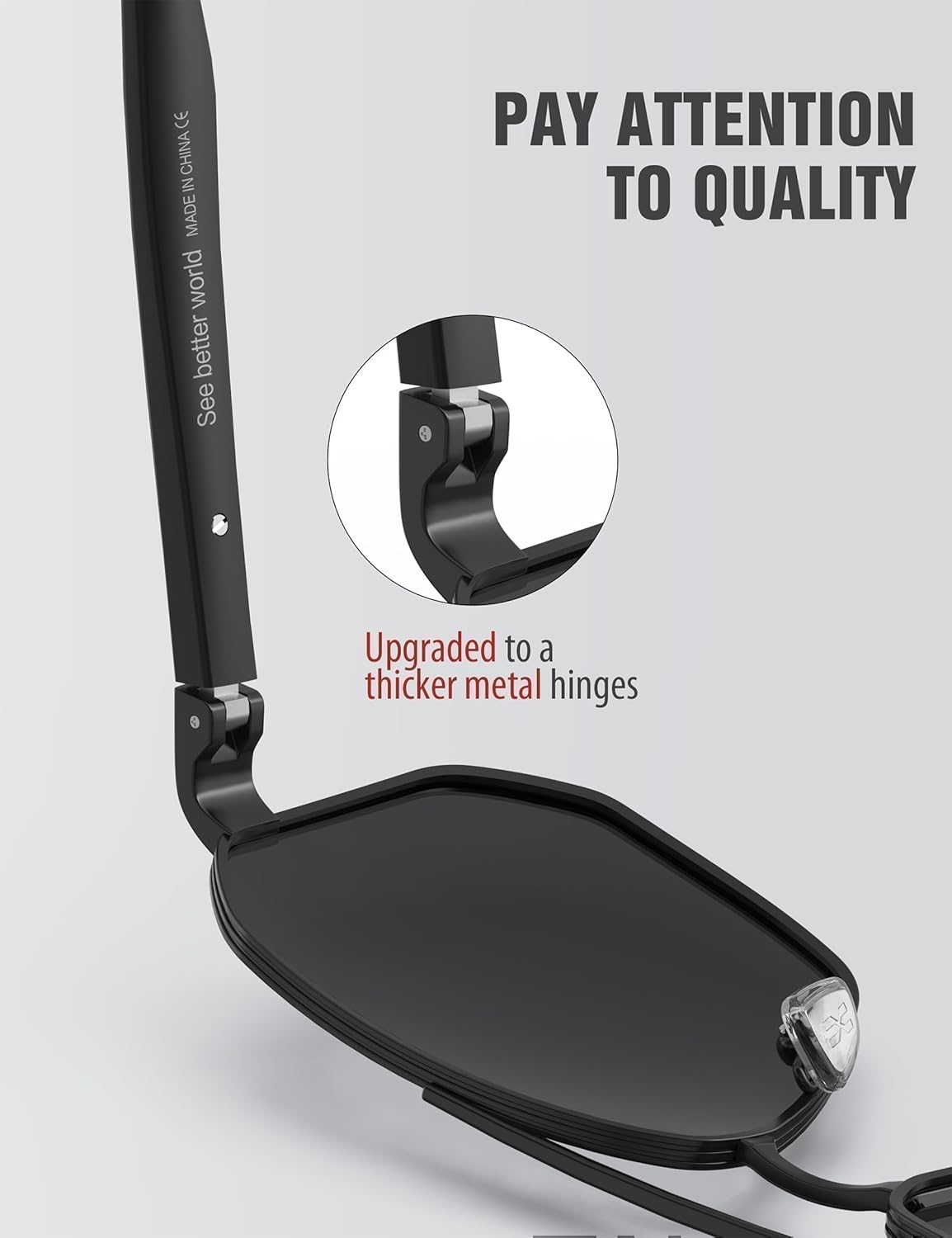 LUENX Óculos de sol aviador masculino com lentes polarizadas quadradas de polígono – Proteção UV 400 com acessórios em promoção! Veja a oferta e mais achadinhos de Óculos de sol Masculinos 9 Hoje é o melhor dia para comprar LUENX Óculos de sol aviador masculino com lentes polarizadas quadradas de polígono – Proteção UV 400 com acessórios com aquele preço maroto! Promoção! Aproveite a oferta! 9