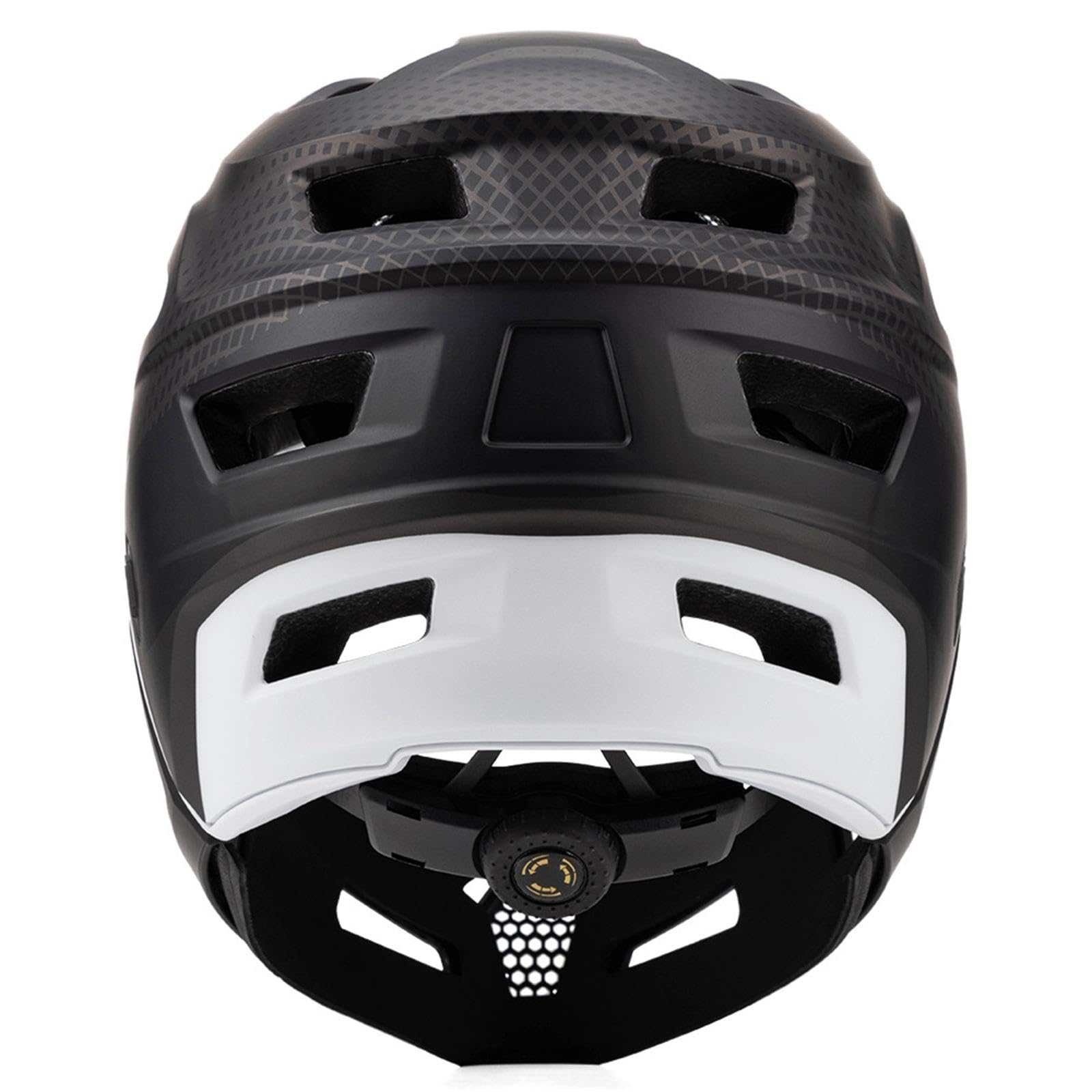 Casco para Bicicleta Ajustable, Casco Integral MTB con Mentonera Desmontable y Ventilación, Casco Bicicleta Adulto para Patineta, Snowboard, Ciclismo de Montaña, para Mujeres y Hombres