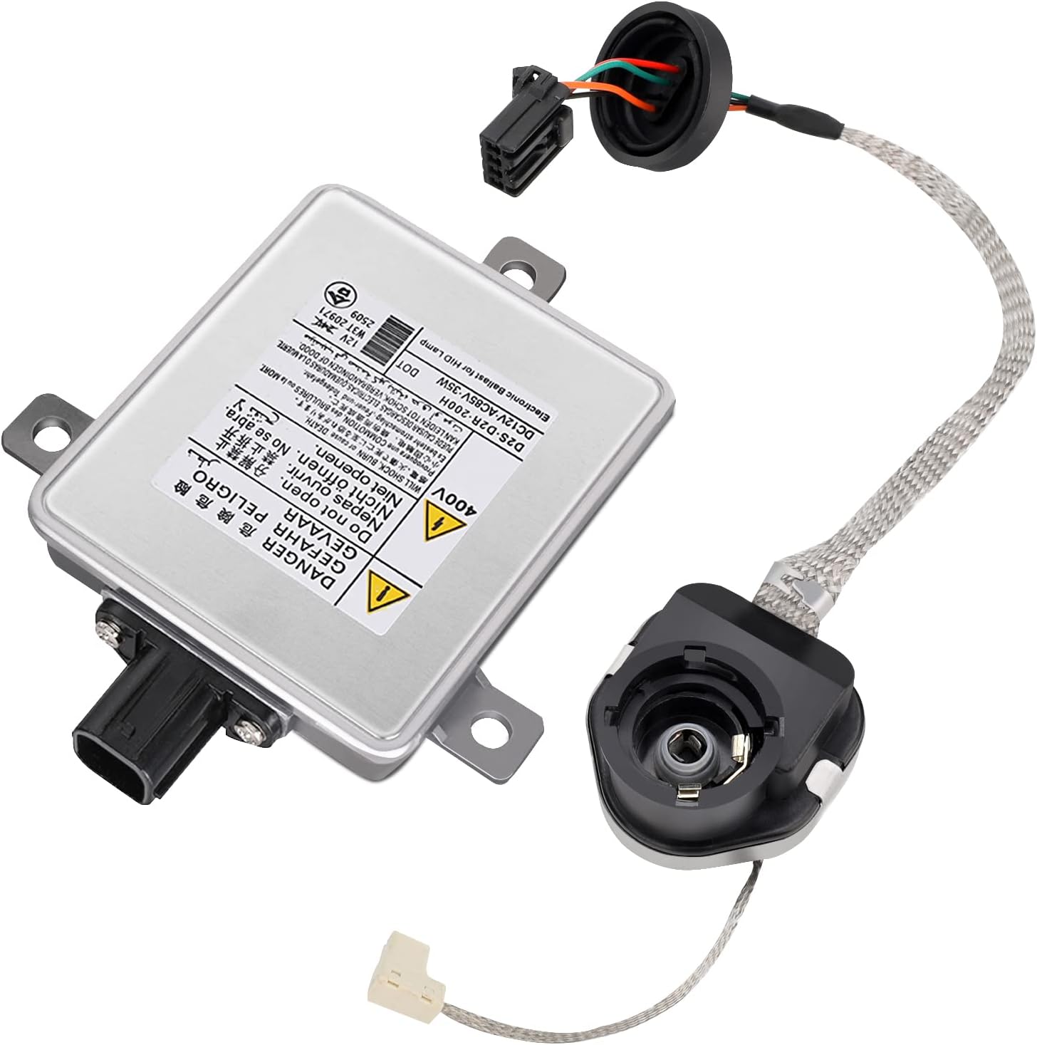 W3T19371 Xenon HID Headlight Ballast W/ Igniter - Compatible with Acura TL, TL-S, TSX, ZDX, RDX, MDX, CSX, Honda CR-Z, Odyssey, Mazda CX-5, CX-9, 3, Mitsubishi Outlander - Replaces W3T15671 W3T16271