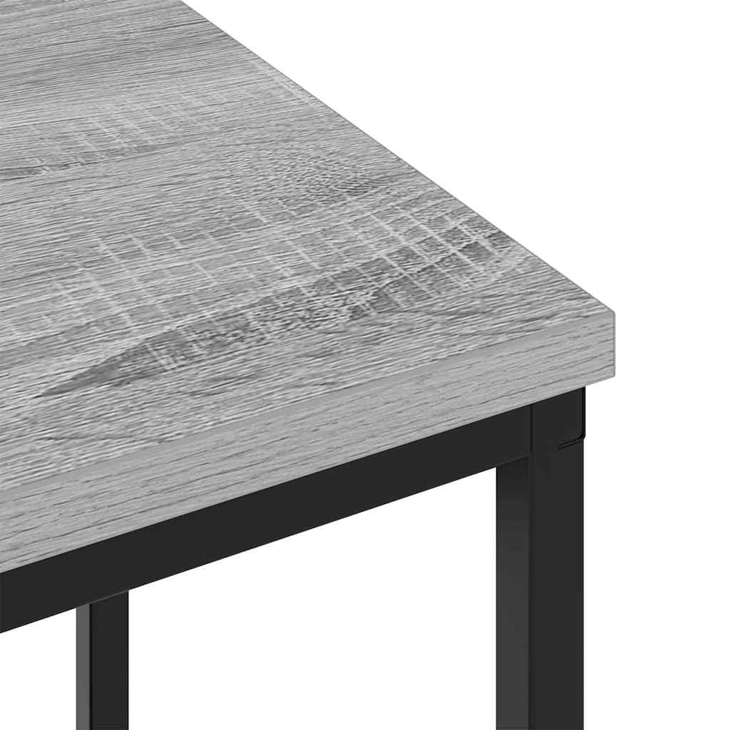 Mesa de Noche Moderna con Estantería Integrada y Fuente de Poder, Diseño Rectangular con Patas de Acero Negro y Superficie de Madera Resistente para Dormitorio Contemporáneo