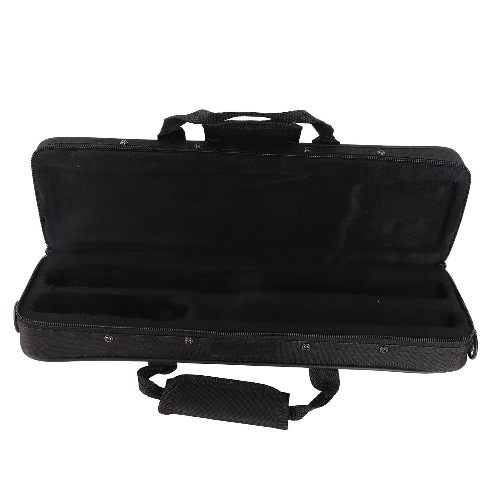Custodie per Flauto in Tessuto Oxford Borsa Portatile Leggera Resistente All'acqua 16 Fori per Flauto Nero