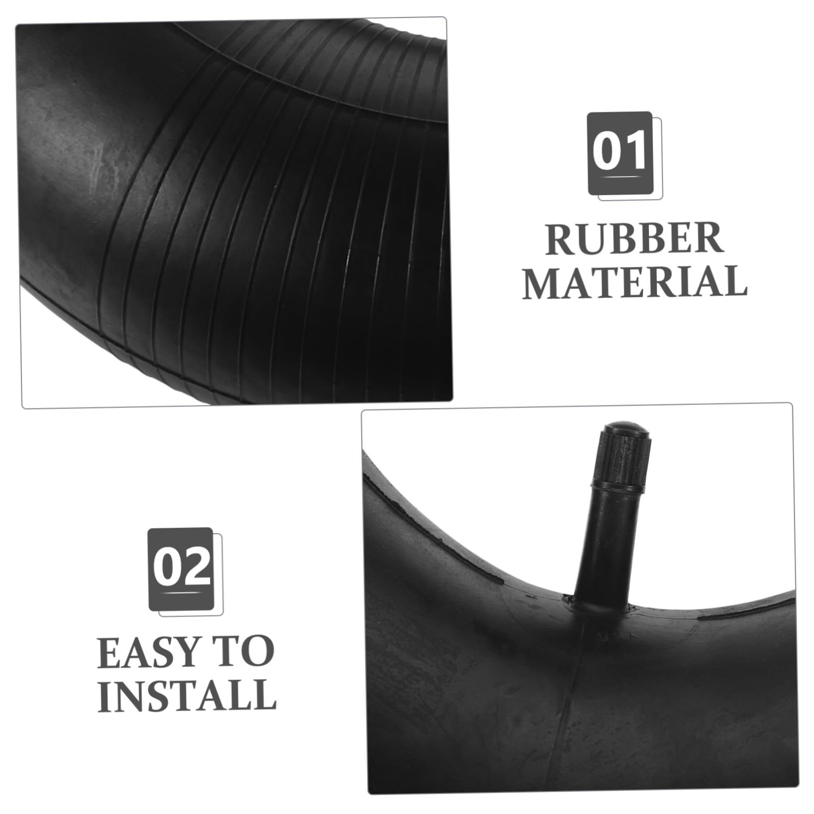 Innenschläuche 2 Stück 15x6.00-6 aus Robustem Gummi für Rasenmäher Traktor Reifen Zubehör für Sommerstimmung und Einfache Montage
