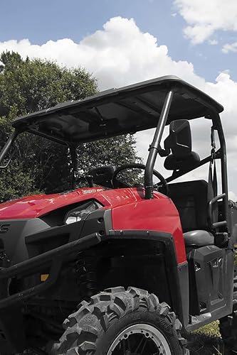 Seizmik Espejos laterales plegables UTV para modelos UTV de tubo redondo de 2 pulgadas Juego de 2 Compatible con modelos seleccionados Yamaha, Can