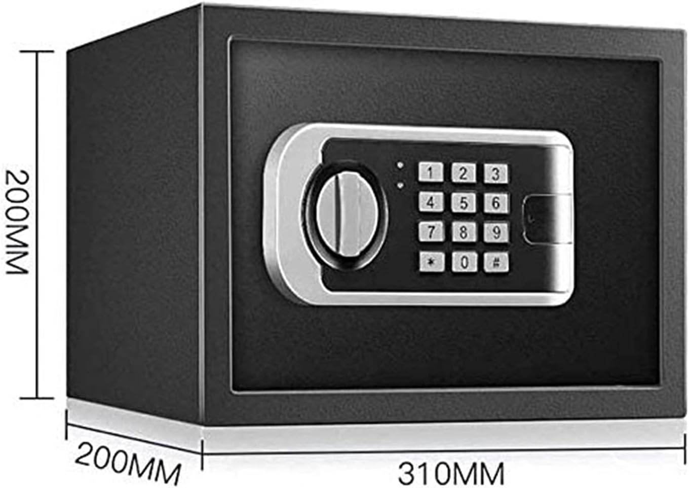 Safe Box Digital Safe Security Lock Box Home Safe with Keypad Steel Safety Box Cabinet Small Safe for for Cash (Color : A) (B)