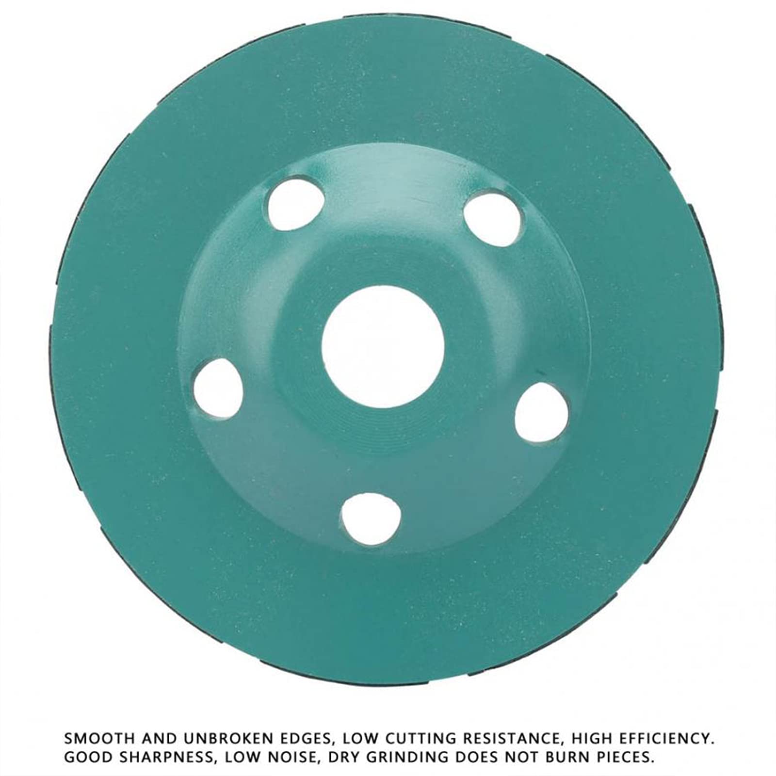 Mola per Lucidare, Disco da Taglio a Segmenti per Mola a Tazza Diamantata a Doppia da 5" 125 X 22,2 Mm 12 Segmenti per Calcestruzzo a Turbo per Carichi Pesanti