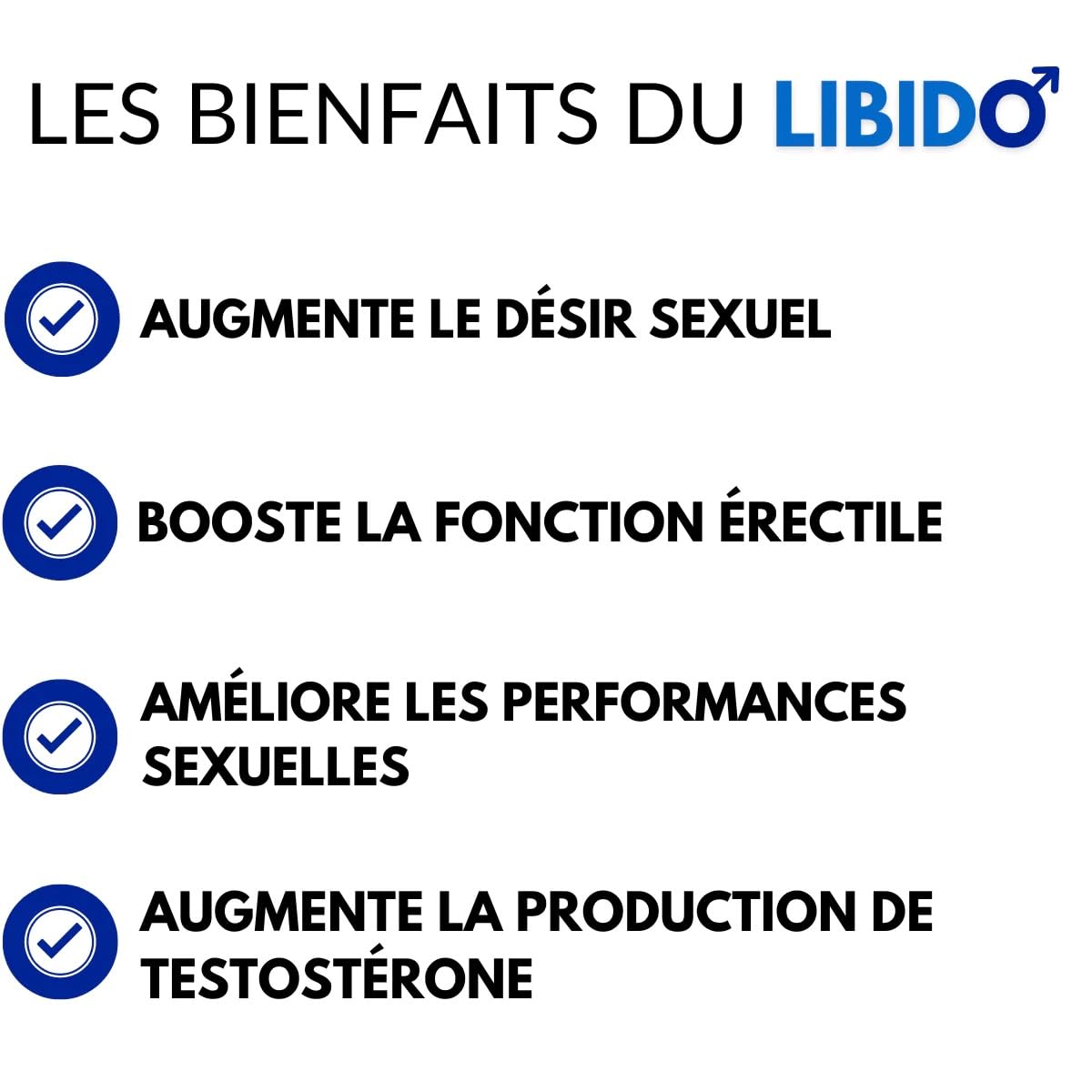 Libido (version homme) - 120 gélules | Désir | Performances | Endurance | 100% naturel | Fabriqué en France | Nutrition pro