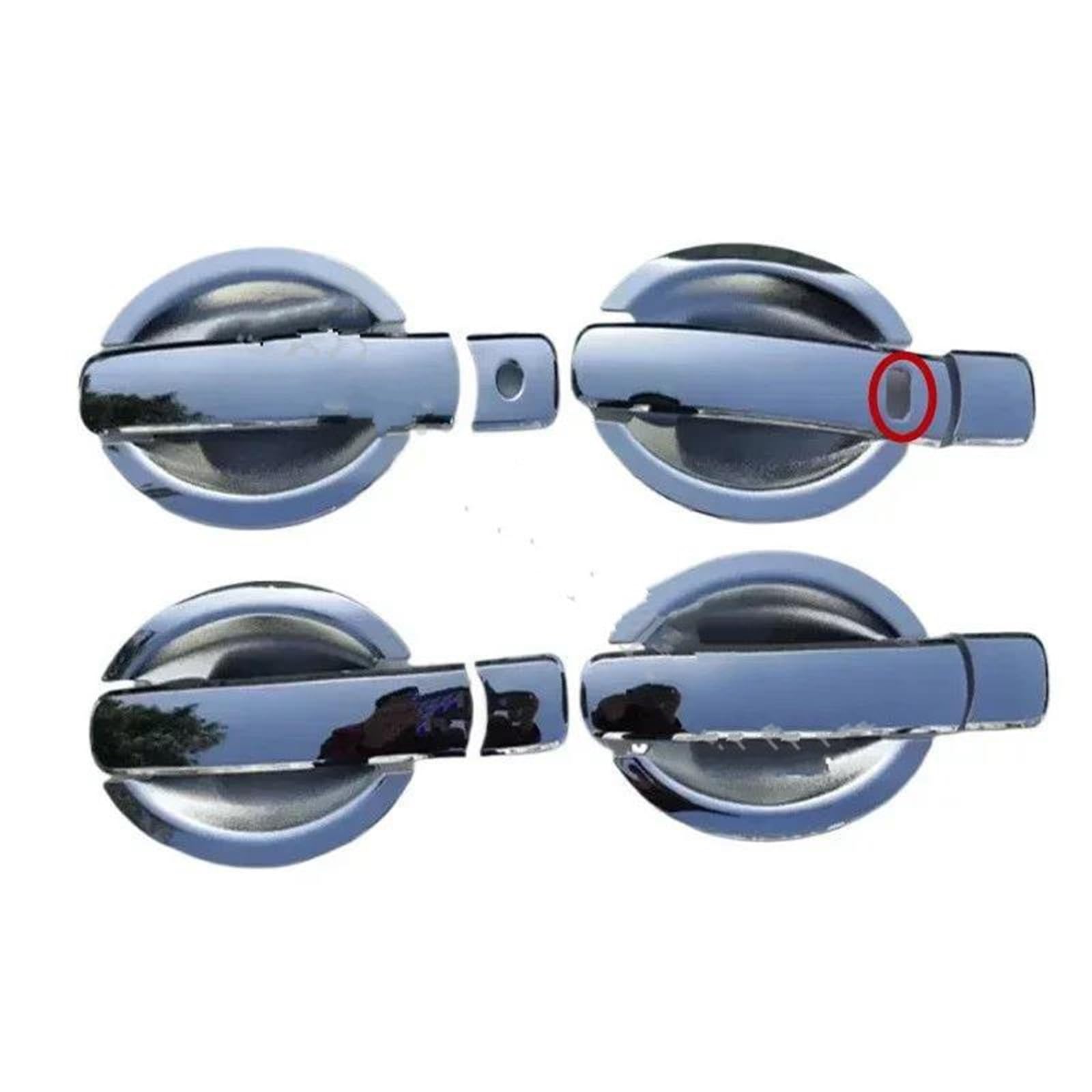 Noheeu Style9 Abs Exterior Door Handle Cover Bowl Trim For Nissan X-Trail X Trail T31 2009-2013 Car Accessories(Style9)