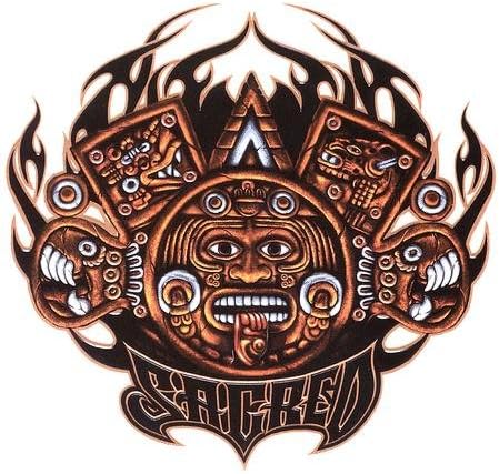 Aztec Mayan Tribal Sacred Calender - Sticker / Decal