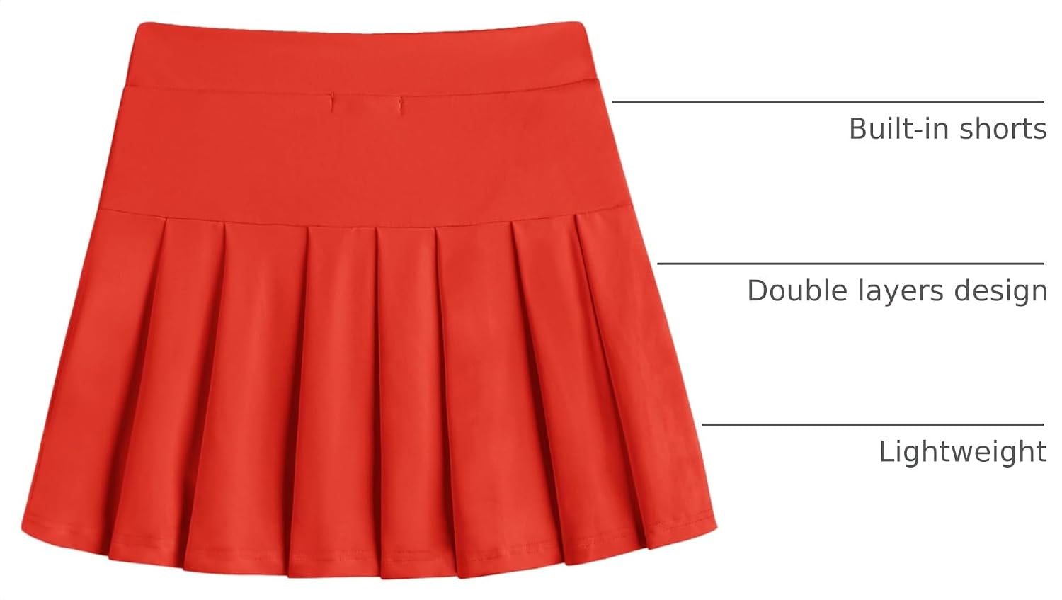 Arshiner Girls Tennis Skirts with Pockets Kids Athletic Pleated Golf Skorts