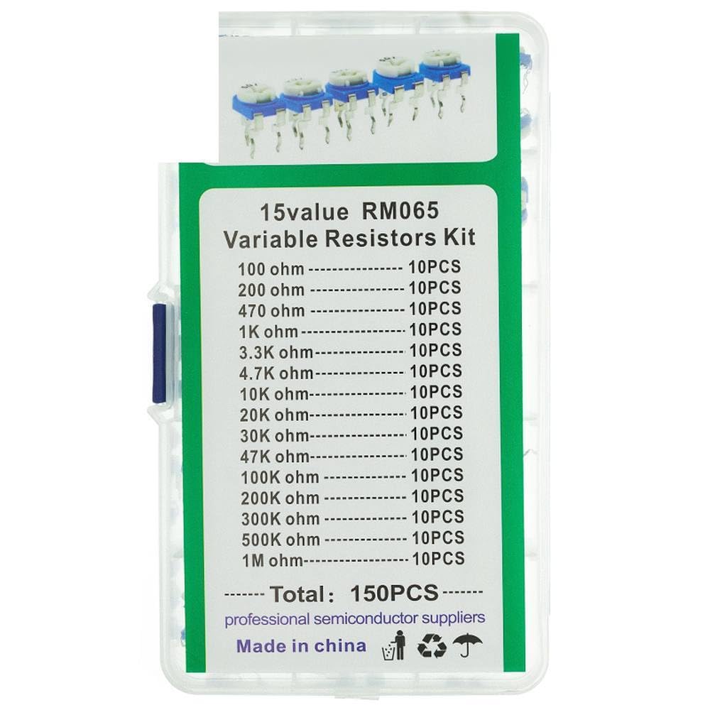 100K Ohm trimmer potentiometer pot resistor 3386 Pack of 5