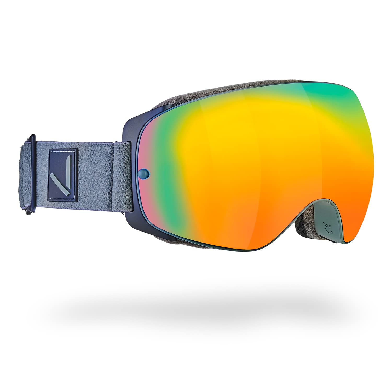 Black Crevice Skibrille - Doppel-Spiegelscheibe Mit Anti-Fog & UV400 Schutz