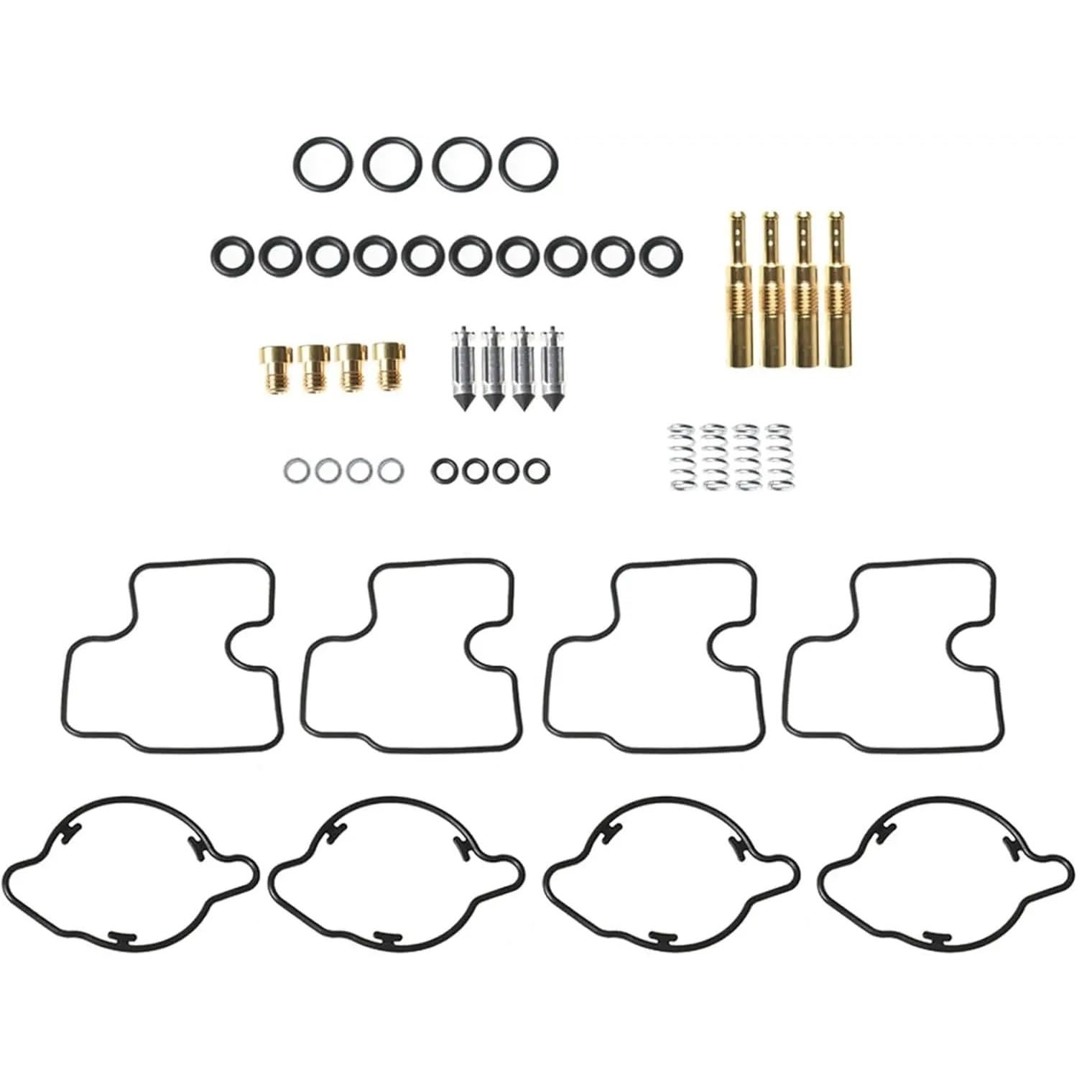 Kit revisione completo motore Adatto per Honde CBR900RR CBR 900 RR SC33 BJ 1996-1999 4 pezzi Kit di riparazione carburatore Carb Set di ricambio Kit Guarnizioni per motore