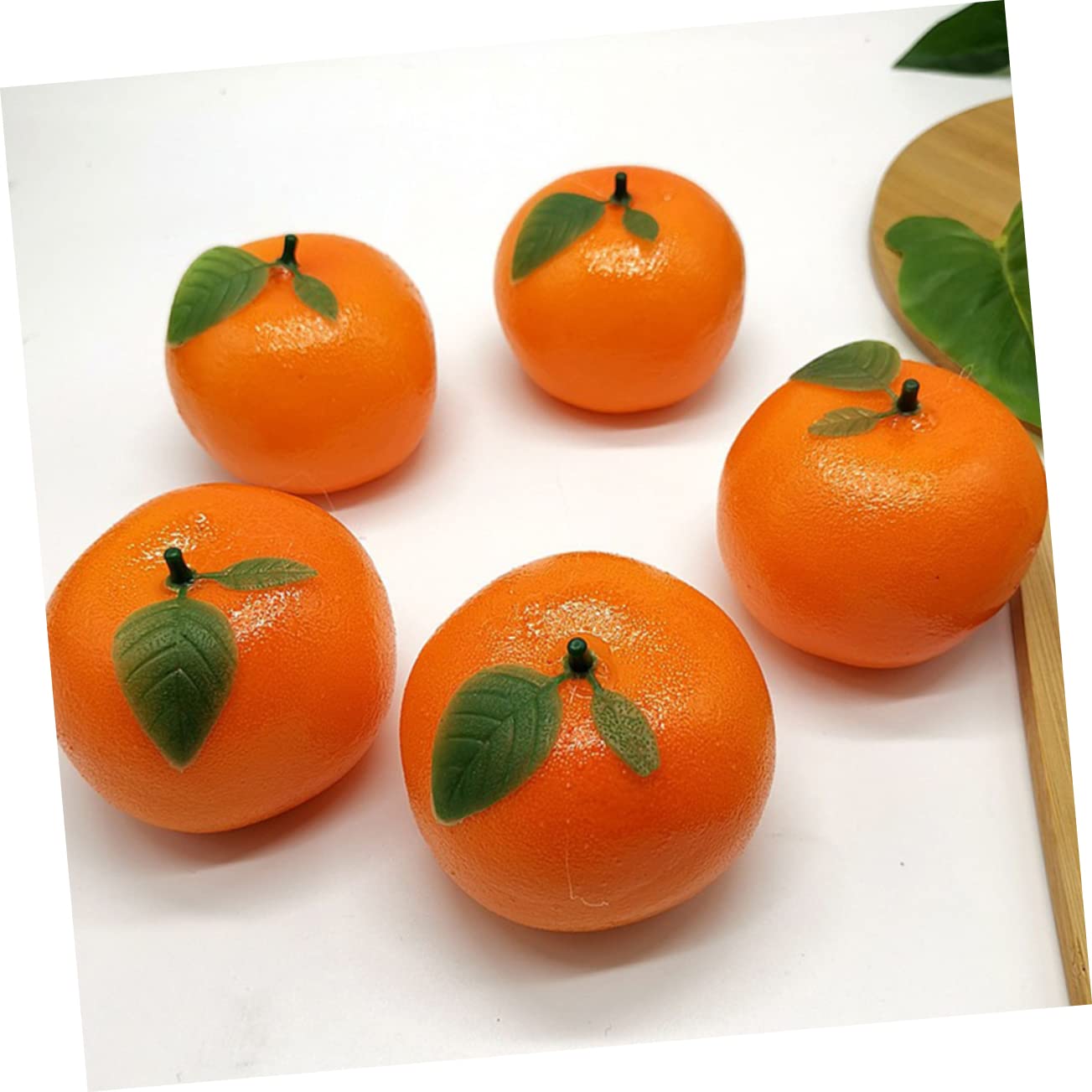 PRETYZOOM 3 Sätze Künstliche Orange Süsse Orangen Orangefarbene Verzierungen Falsches Orange Künstliche Früchte Schaufensterdekoration Falsches Obstdekor Künstliche Frucht Schaum 6 Stück * 3