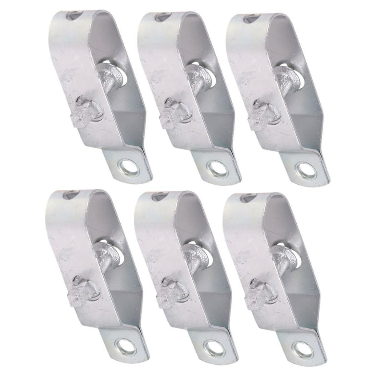 Alipis 4 Ensembles Tension du Câble Tendeur Grillage Tendeur Cable Plats De Clôture Isolateur De Portail De Clôture Électrique Piquet Cloture Tendeur De Fil Métallique Silver 6 Pièces * 4