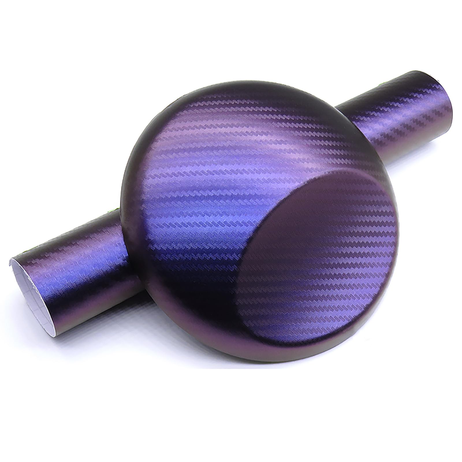 PUAISJN Carbon Fiber Vinyl Wrap, Chameleon Roll Carbon Fiber Vinyl Wrap With Tools Detailing Tape Multiple Sizes(10cm*300cm)