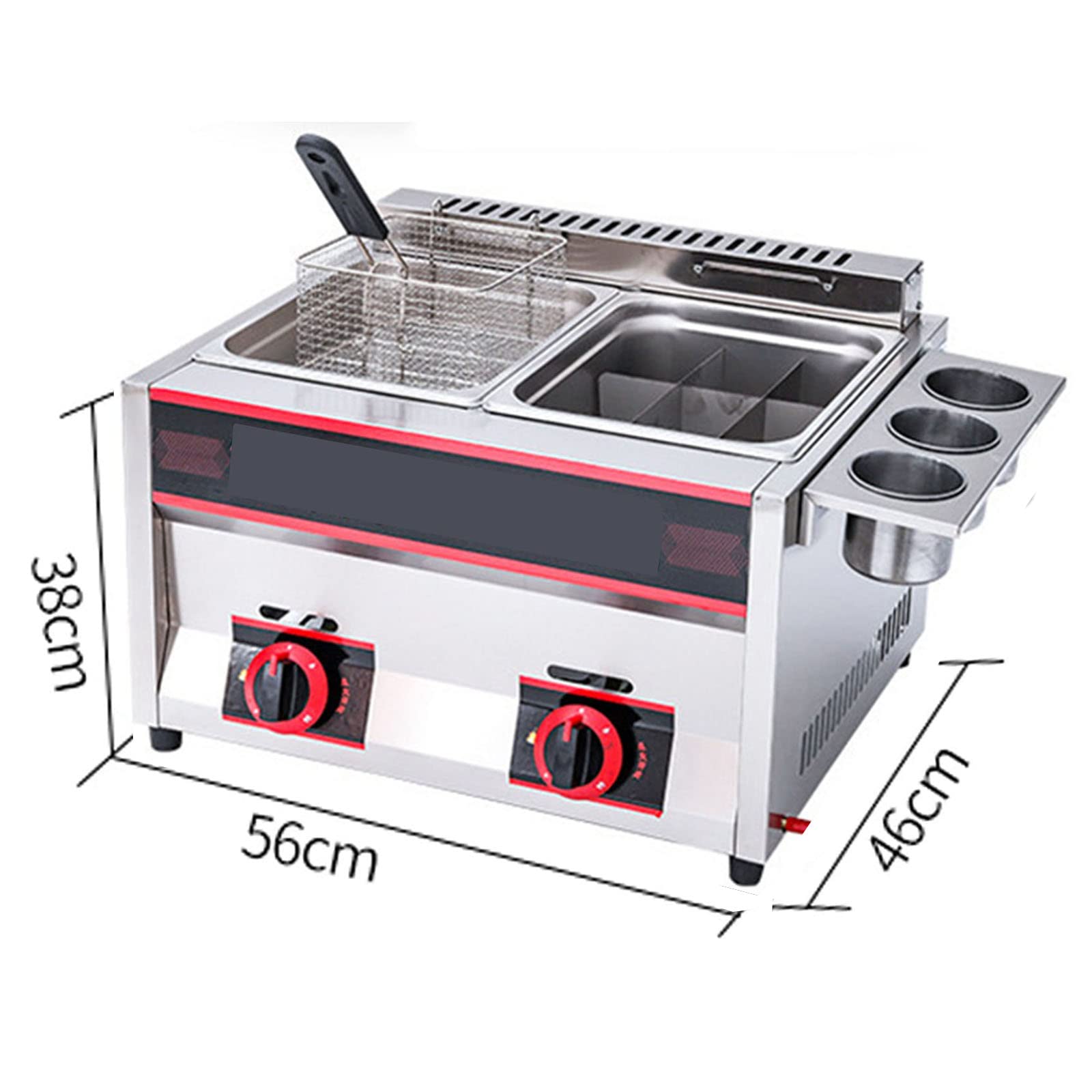 20L Elektrische Fritteuse Gewerblich 3500W - Doppelpfanne Mit Körben & Deckeln Aus Edelstahl, Perfekt Für Pommes, Hähnchen 20L Elektrische Fritteuse Gewerblich 3500W - Doppelpfanne Mit Körben & Deckeln Aus Edelstahl, Perfekt Für Pommes, Hähnchen
