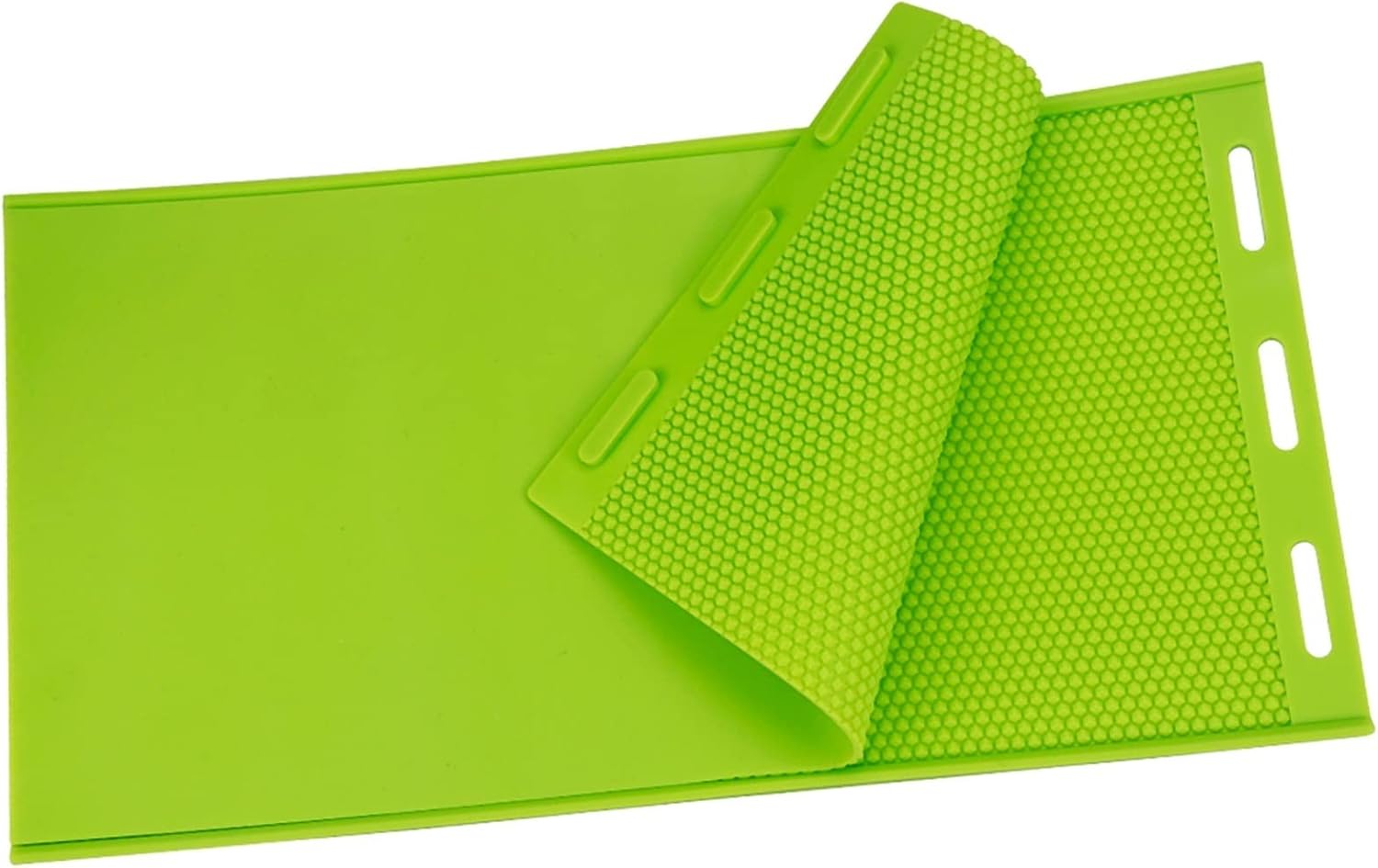 2 Pieces Beeswax Sheet Mold Beeswax Foundation Sheet Silicone Beeswax Mold Flexible Beeswax Foundation Press Mold Machine Honeycomb Sheets Making Mold Bee (Color : Yellow)