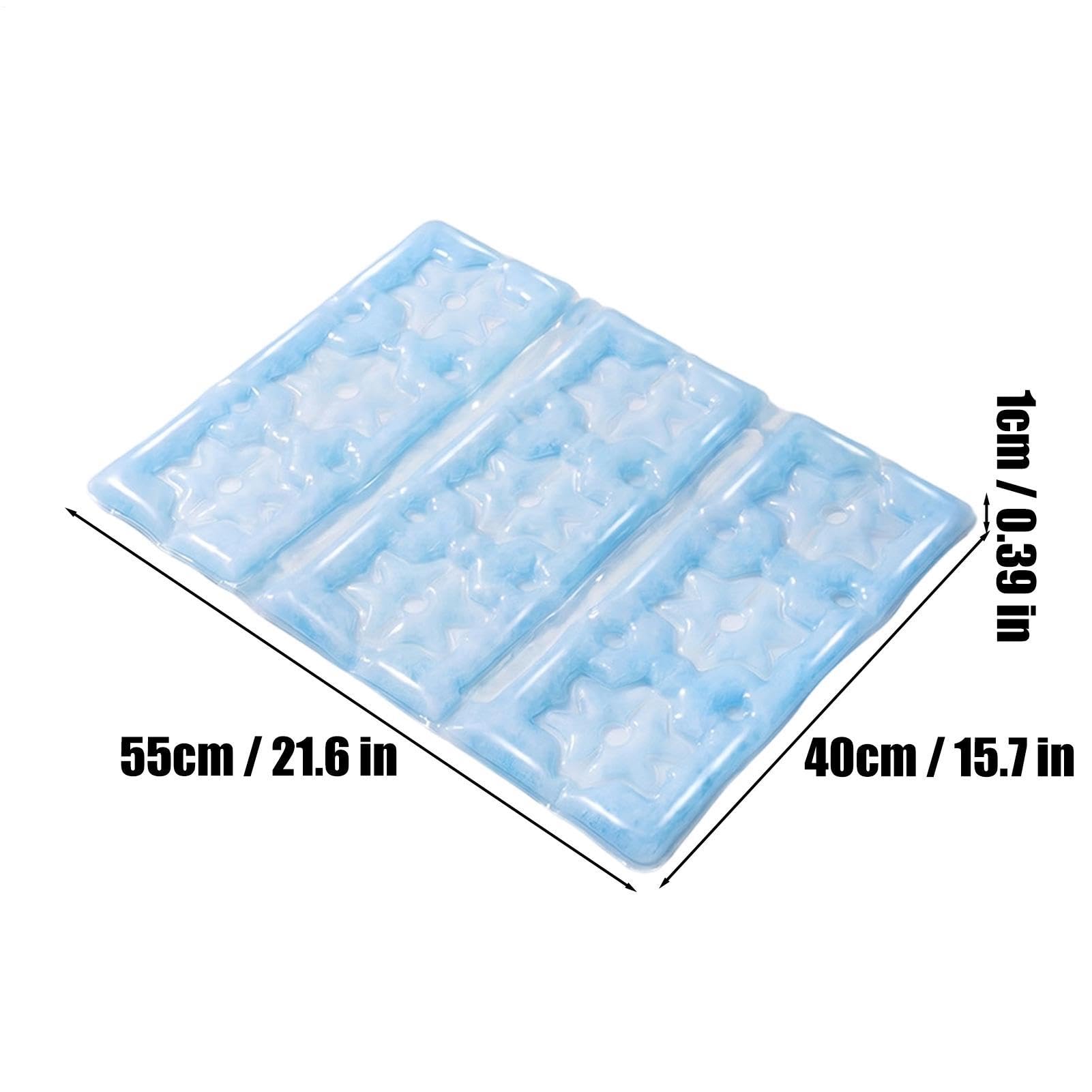 Tapis rafraîchissant pour chien 55 x 40 cm Coussin Réutilisable d'Été | Coussin Rafraîchissant pour Caisse, Panier, Canapé, Lit, Sol, Intérieur, Extérieur, Jardin, Terrasse, Été, Chat