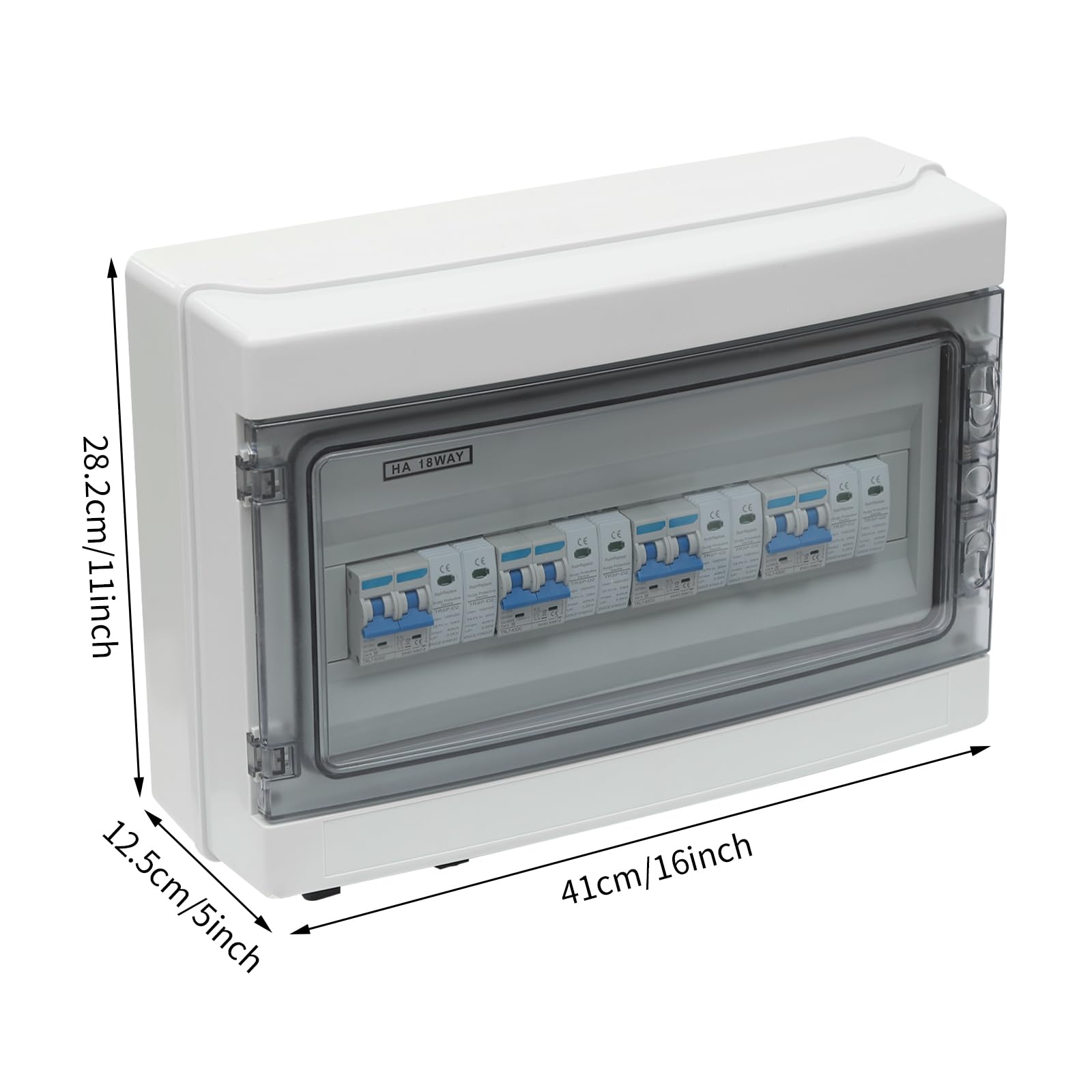Solar Combiner Box, skrzynka przyłączeniowa solarna DC, ochrona przed przepięciem DC, z przewodem uziemiającym, ochroną odgromową, IP65,4 w 4 wyjście, DC1000 V-25 A