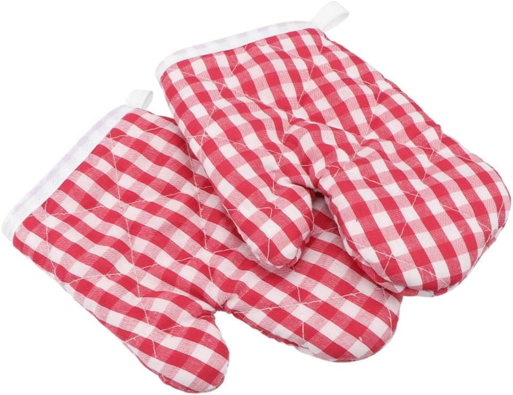 Gloves Oven Mitts Kids Kitchen Microwave Resistant