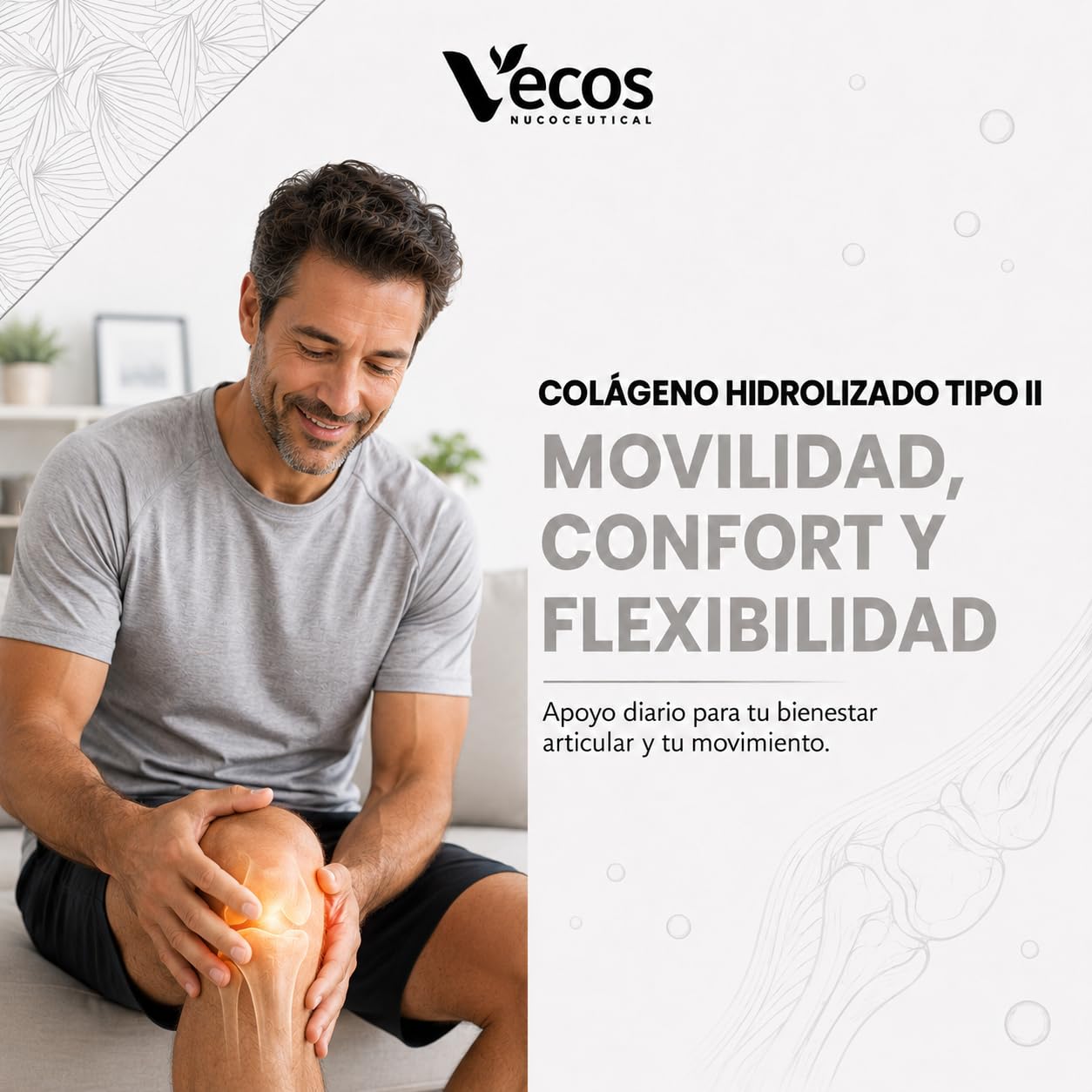 320 Cápsulas Colágeno Hidrolizado Tipo II - 160 Cápsulas Vegetales - Ayuda a Prevenir el Dolor y la Inflamación en las Articulaciones - Efecto Antiinflamatorio y Antioxidante