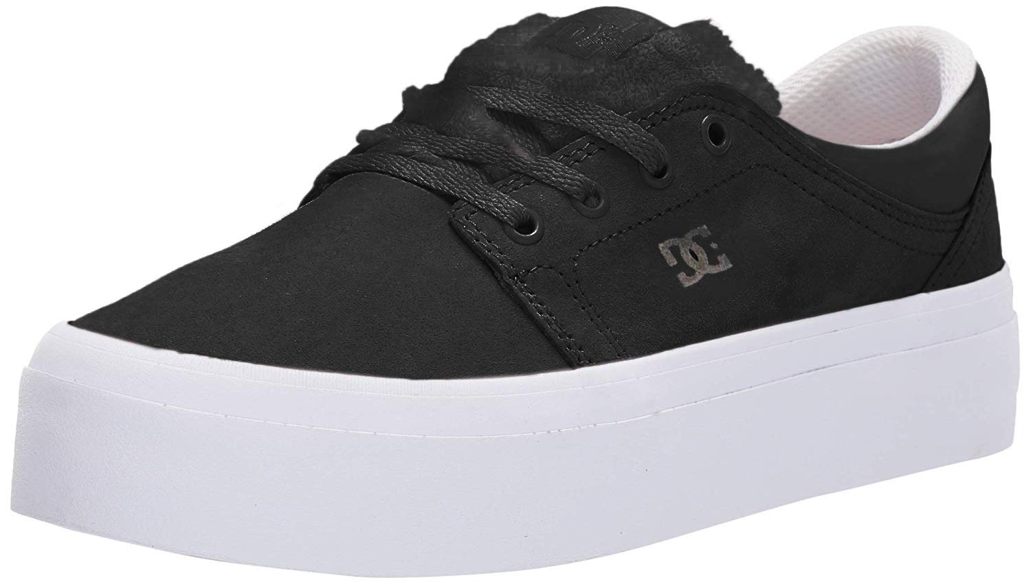 Amazon.com | DC Women's Trase Platform SE Shoe, Black/tan, 8.5 M