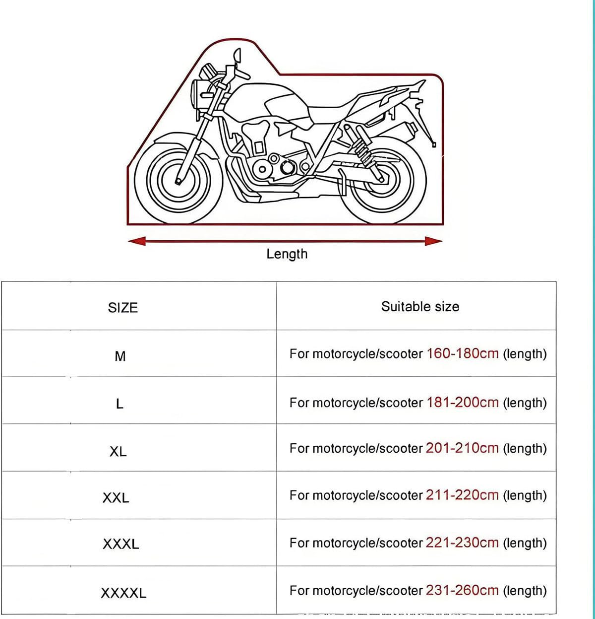 Pokrowce motocyklowe do Kawasaki VN 900 Vulcan, pokrowiec na motocykl pokrowce na motocykl, oddychające wodoodporne akcesoria chroniące przed słońcem, XXXXL