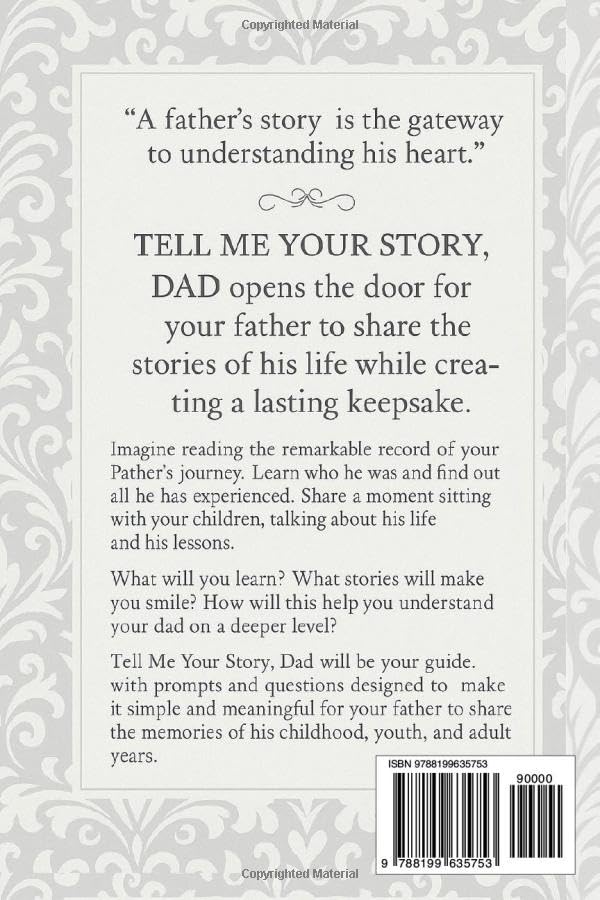 Image of Tell Me Your Story, Dad: A Father Guided Journal to Share His Life, Memories & Love