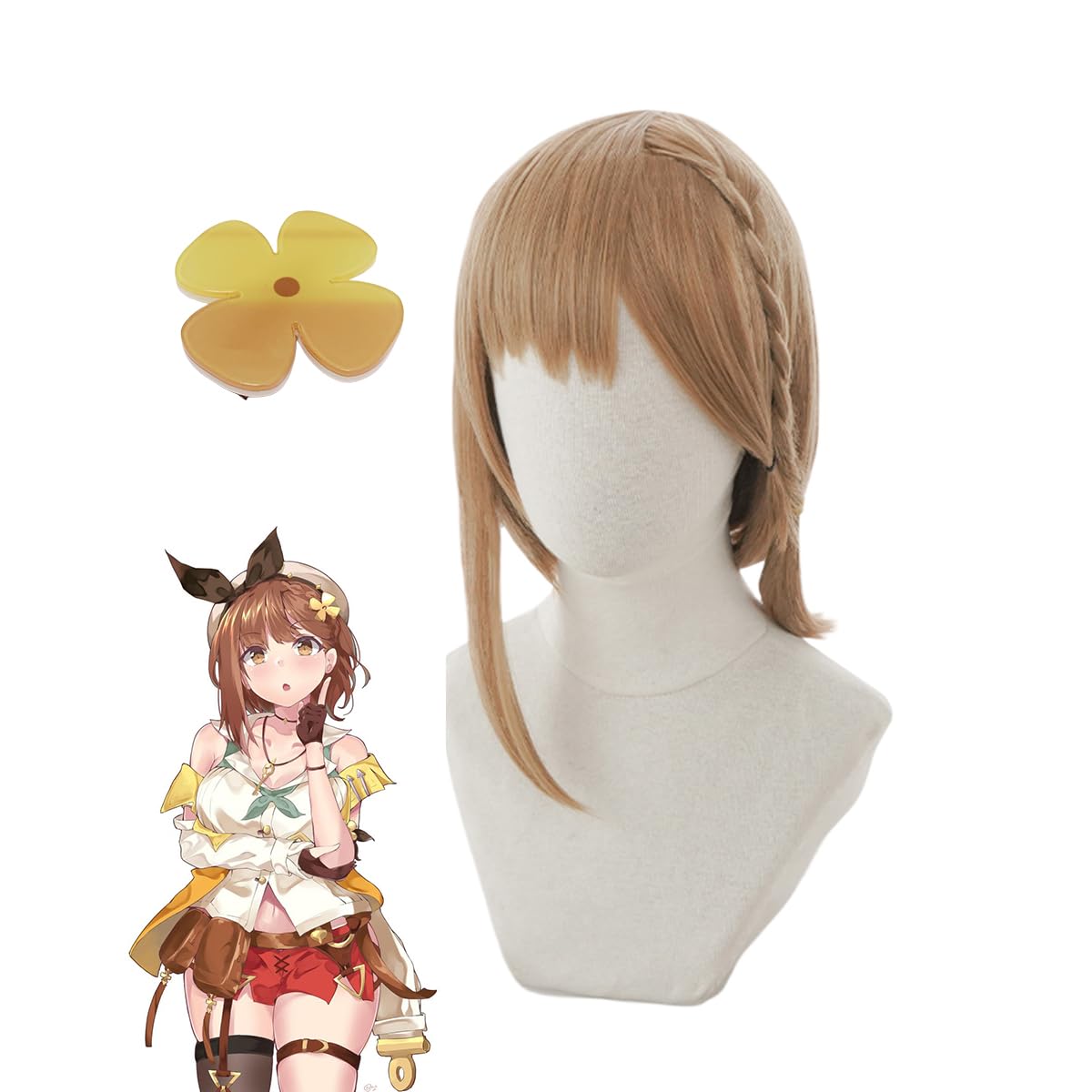 Amazon.co.jp: [YAYANA]ライザコスプレ ウィッグカツラ wig 耐熱 髪 