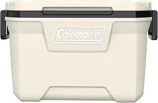 Coleman Classic Series Insulated Portable Cooler, Leak-Resistant Outdoor Hard Cooler Keeps Ice up to 5 Days, 52 Quart, Desert Sand