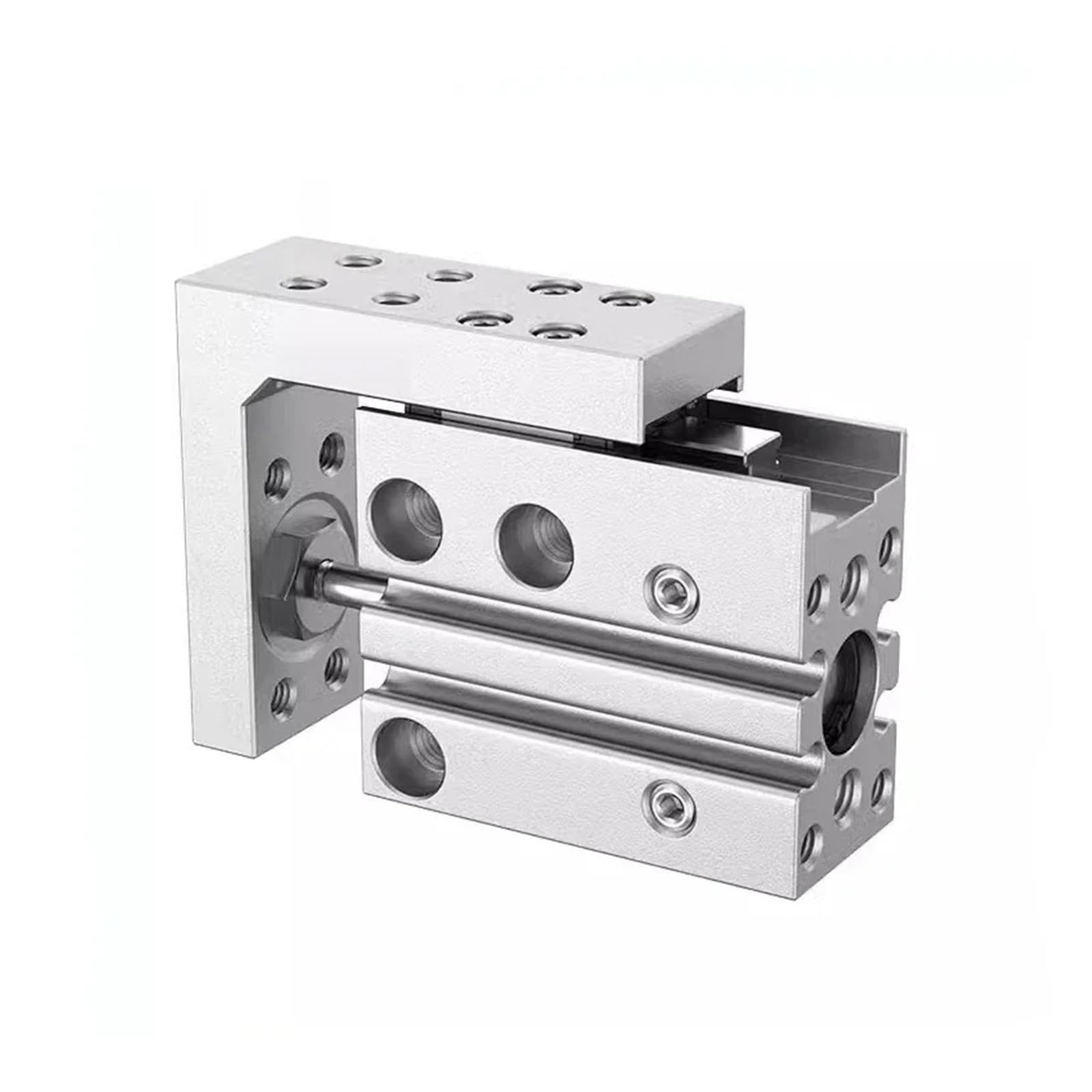 Vérin de rail MXH16 avec alésage 16mm et guidage linéaire intégré pour guidage précis