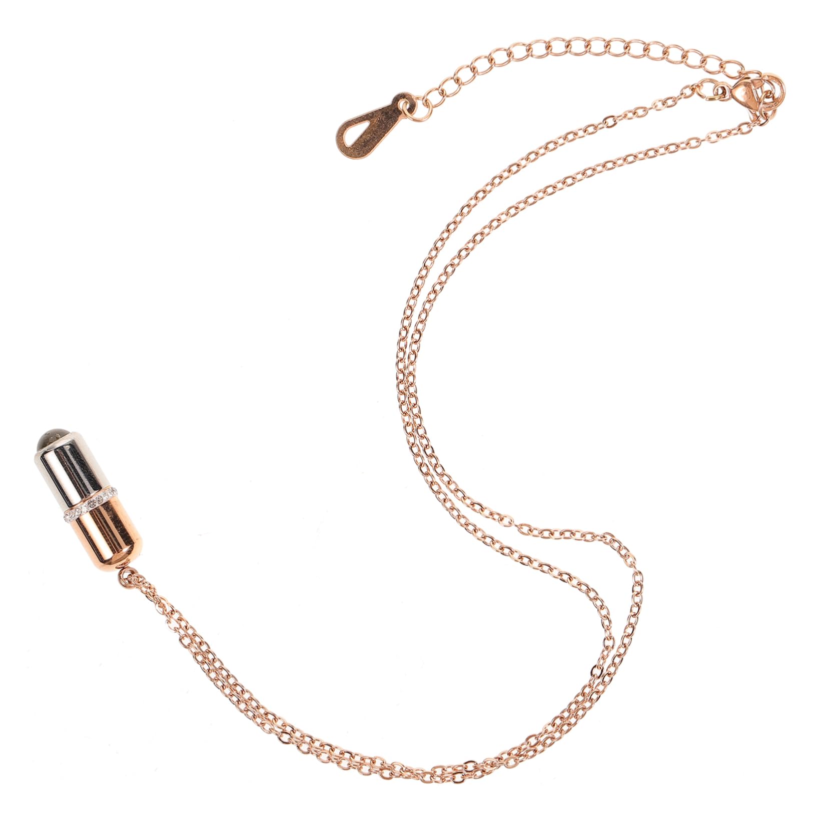 COLLBATH 1pc Collarbone Pill Necklace for Women Fashion Sweater Necklace Heart Charm Pendant Perfect Party