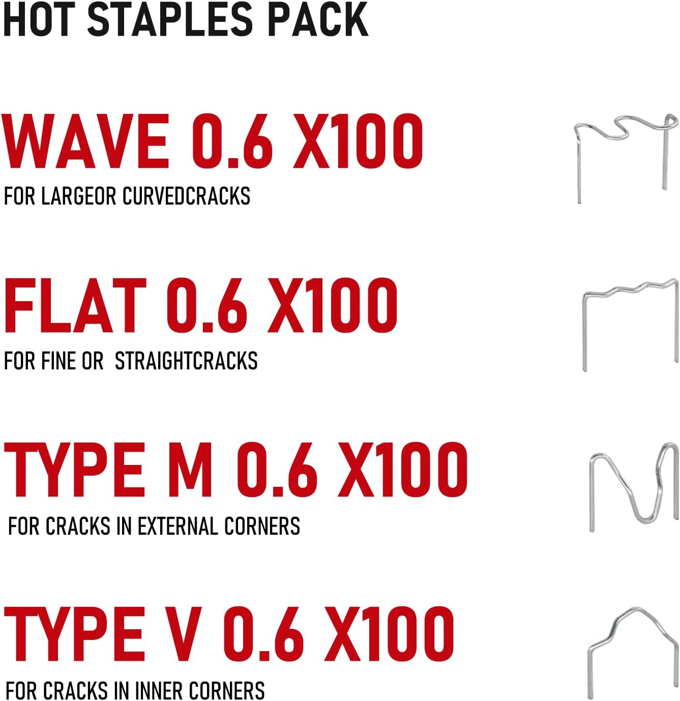 RX WELD 2 in 1 Plastic Welder Kit, 400PCS PCS Hot Staples & Rods for Repair, Professional Welding Gun for Car Bumper, Kayak, ABS, PP, PE, Plastic Toys & DIY (110V)