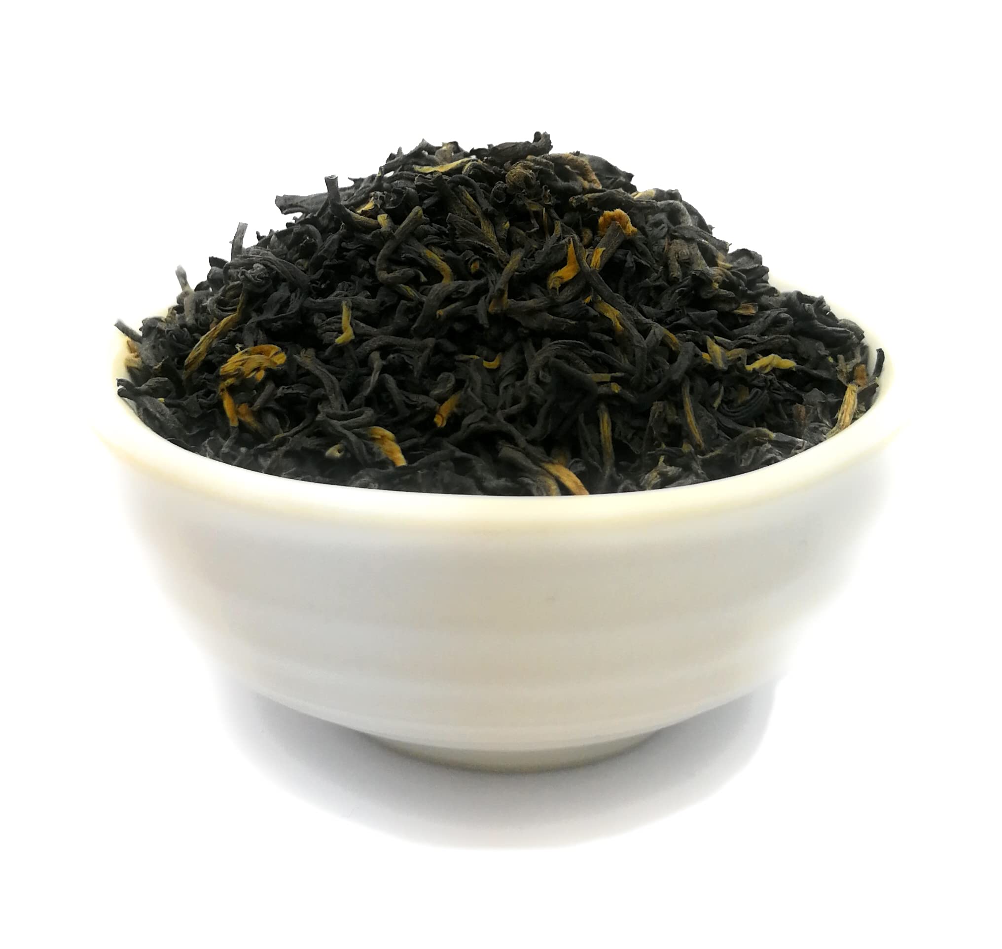 TeaClub Assam Schwarzer Tee Entkoffeiniert Lose 500g – TGFOP1 Assam Tee | CO₂-entkoffeinierter Assam Schwarztee, kräftig-malzig, Golden Tips, TGFOP1, glutenfrei, Koffeinfreier Schwarztee im Doypack