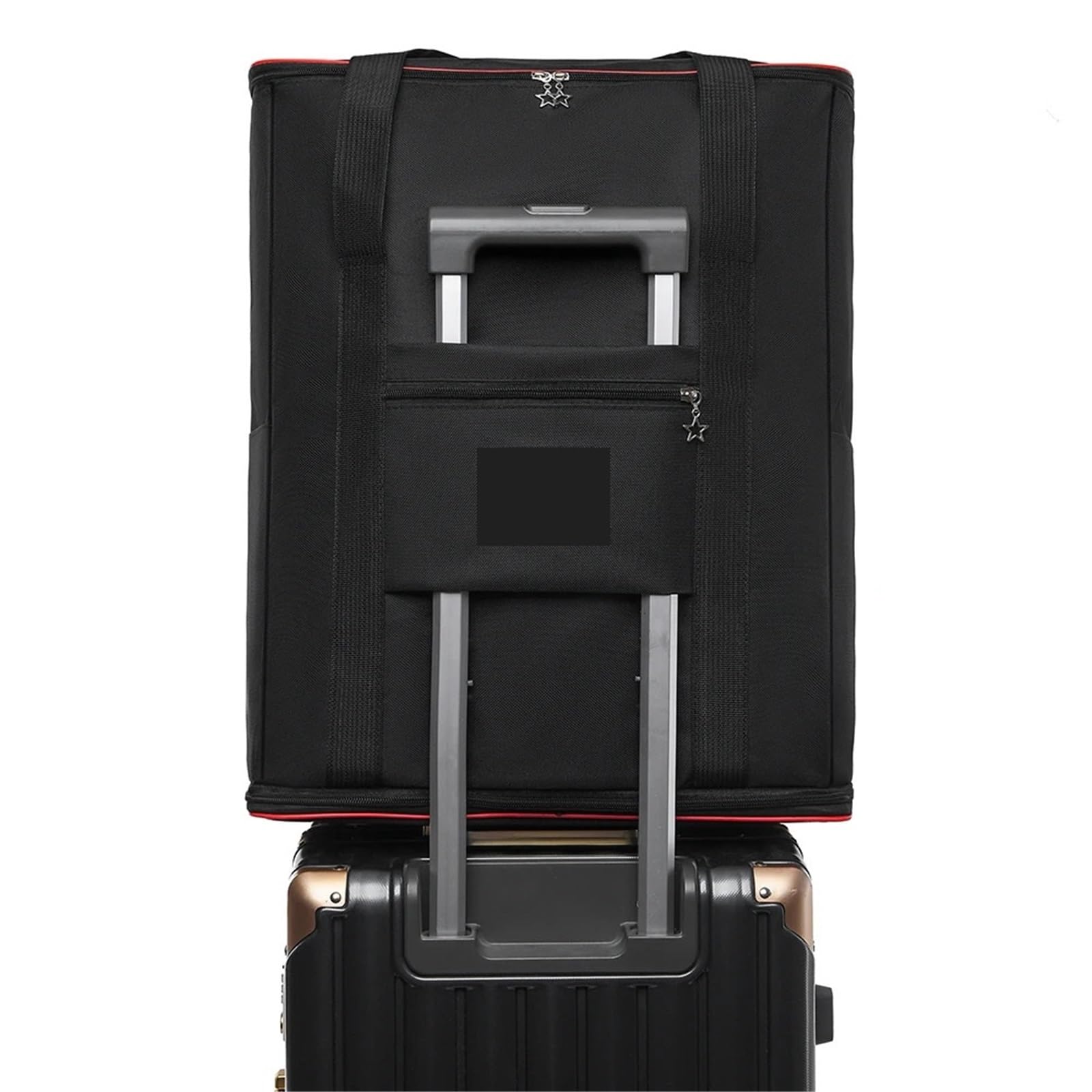 Zaino da viaggio con ruote staccabili, scomparti multipli e regolabile for uso lavorativo o turistico, borsa for il fine settimana Per Viaggiare(Black)