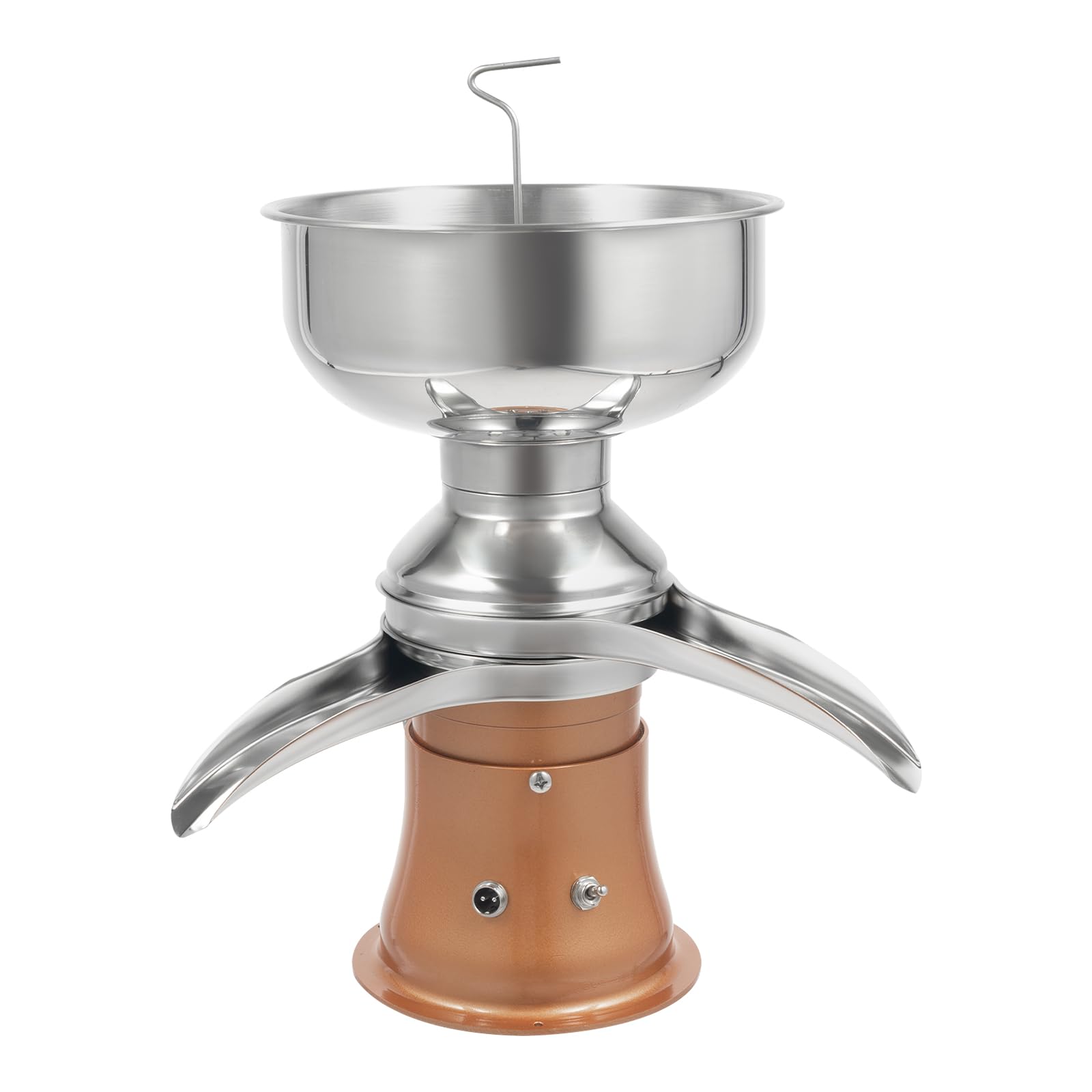 Centrifugadora de leche, 50 l/h, 9800-11000 rpm, 30 W, 4,2 L, depósito de leche de vaca | Separador eléctrico de centrífuga de leche 42L/h con regulación, contenido de grasa de leche desnatada 0,03%, 100-240V
